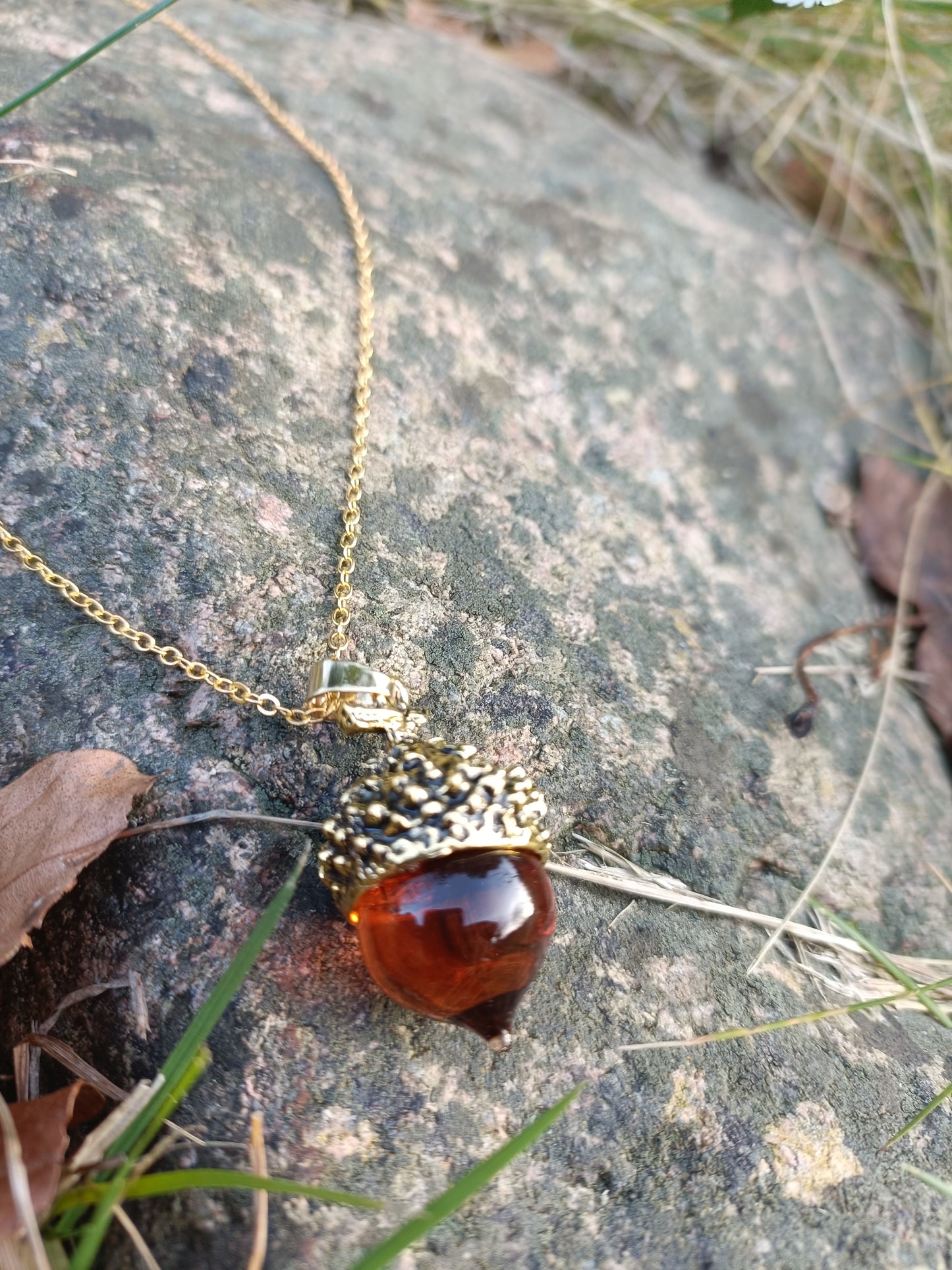 Acorn necklace