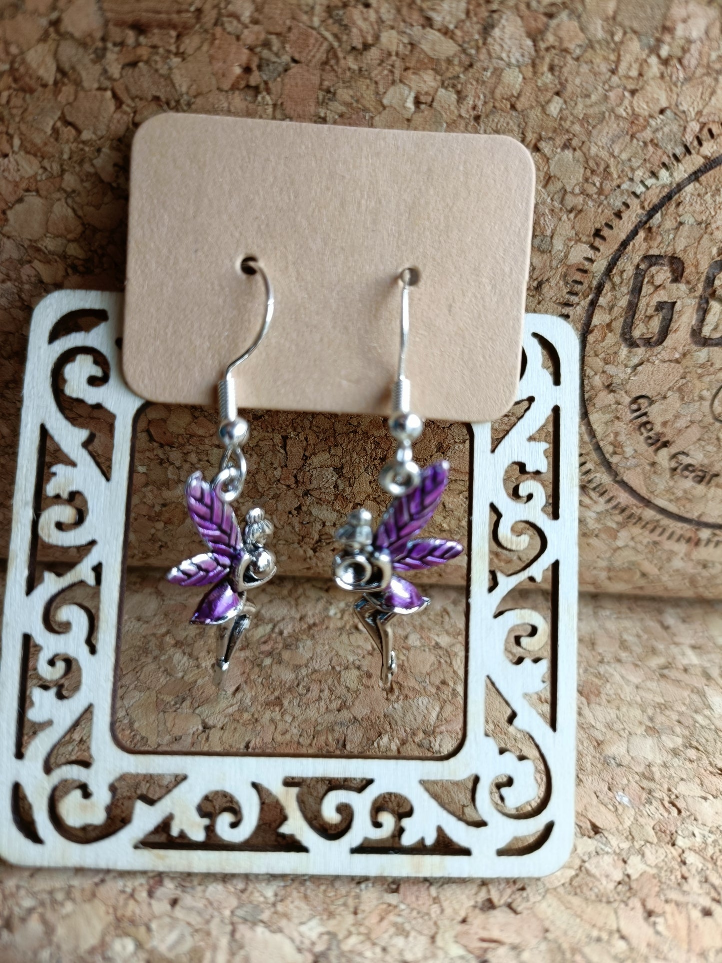 Painted Fairy Earrings