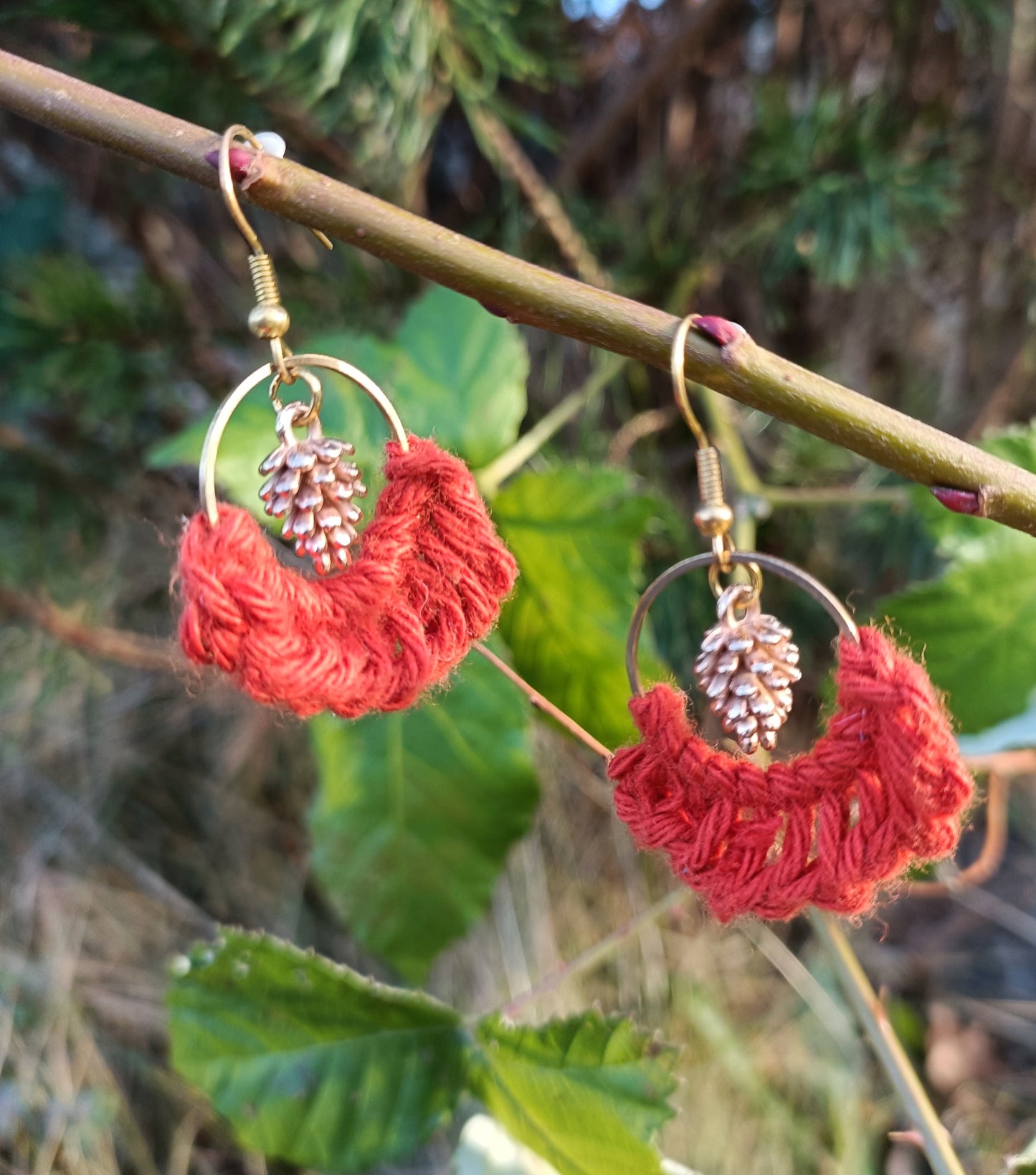 Pinecone Earrings