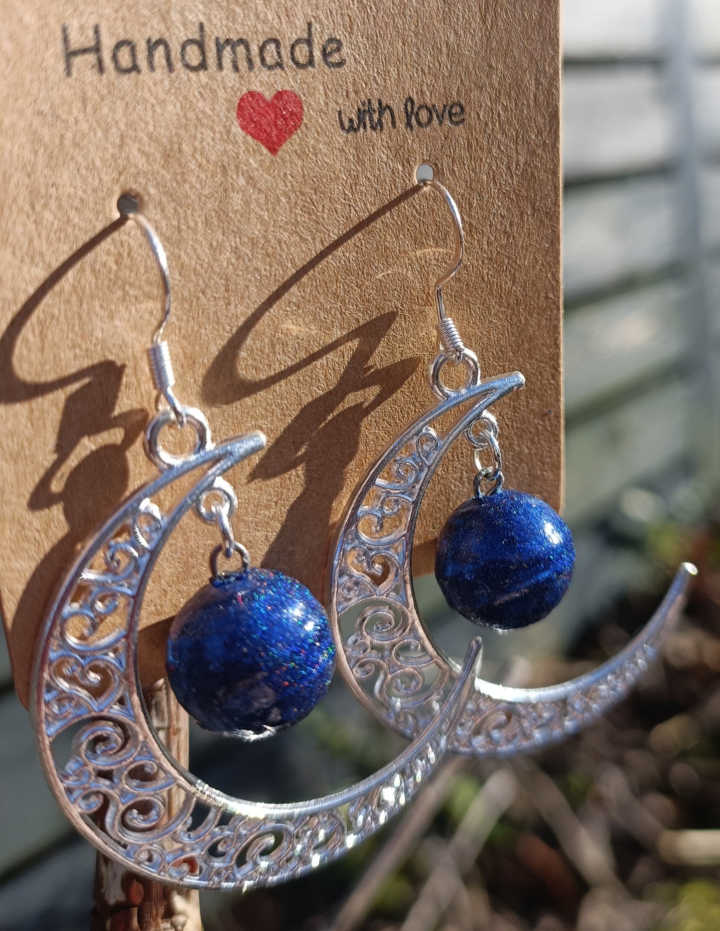 Pearl Moon Earrings