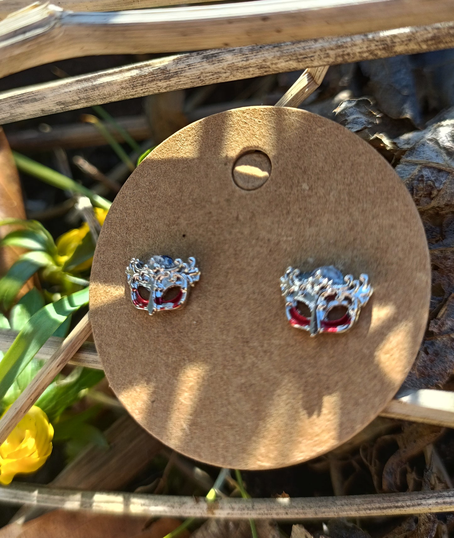 Masquerade Earring Studs