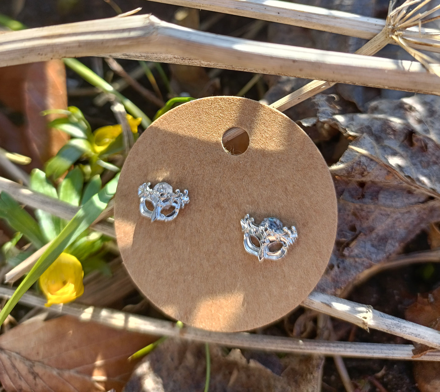 Masquerade Earring Studs