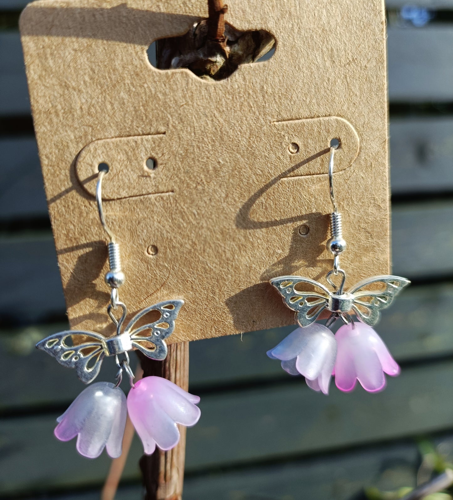 Tulip & Butterfly Earrings