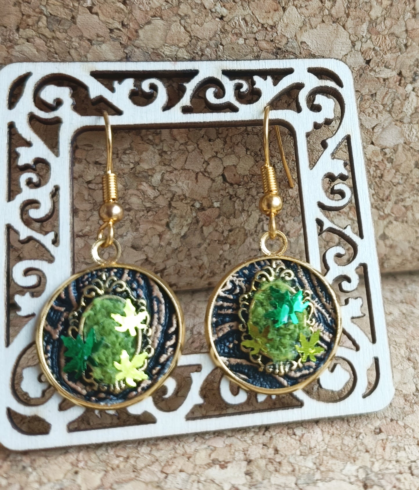 Moss & Frame Earrings