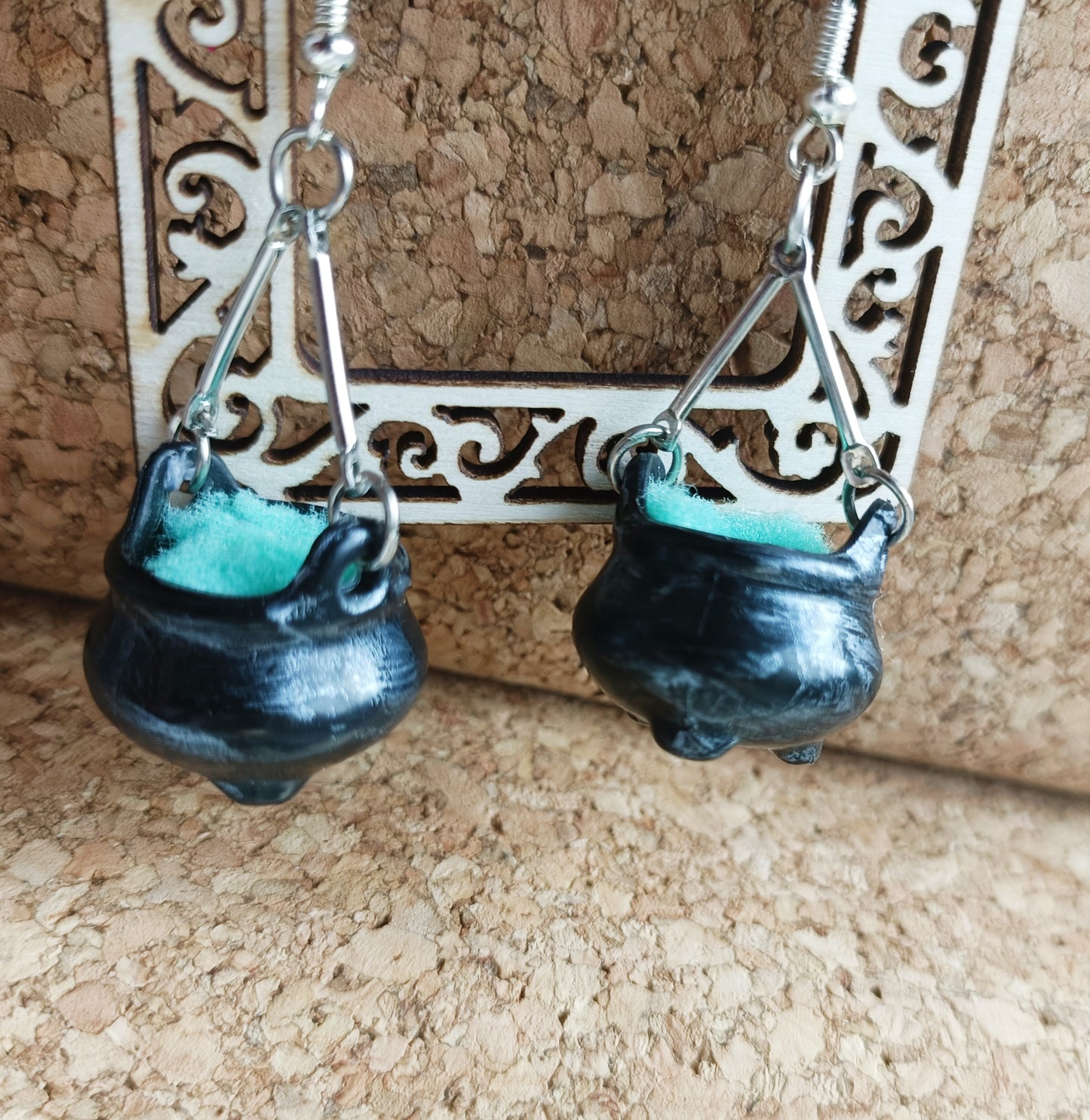 Tiny Cauldron Earrings