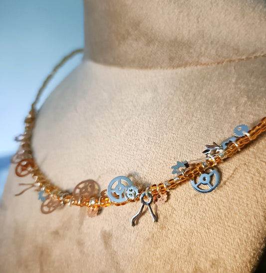 Steampunk Gear Necklace