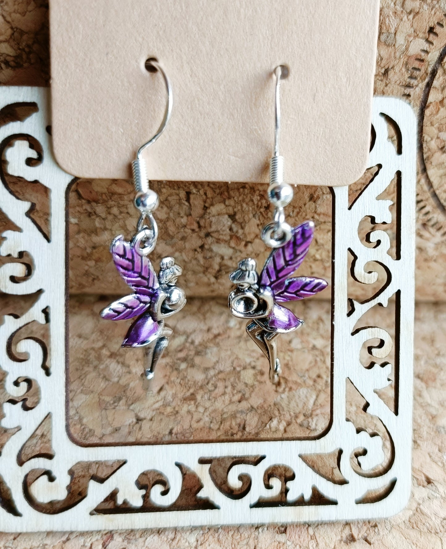 Painted Fairy Earrings