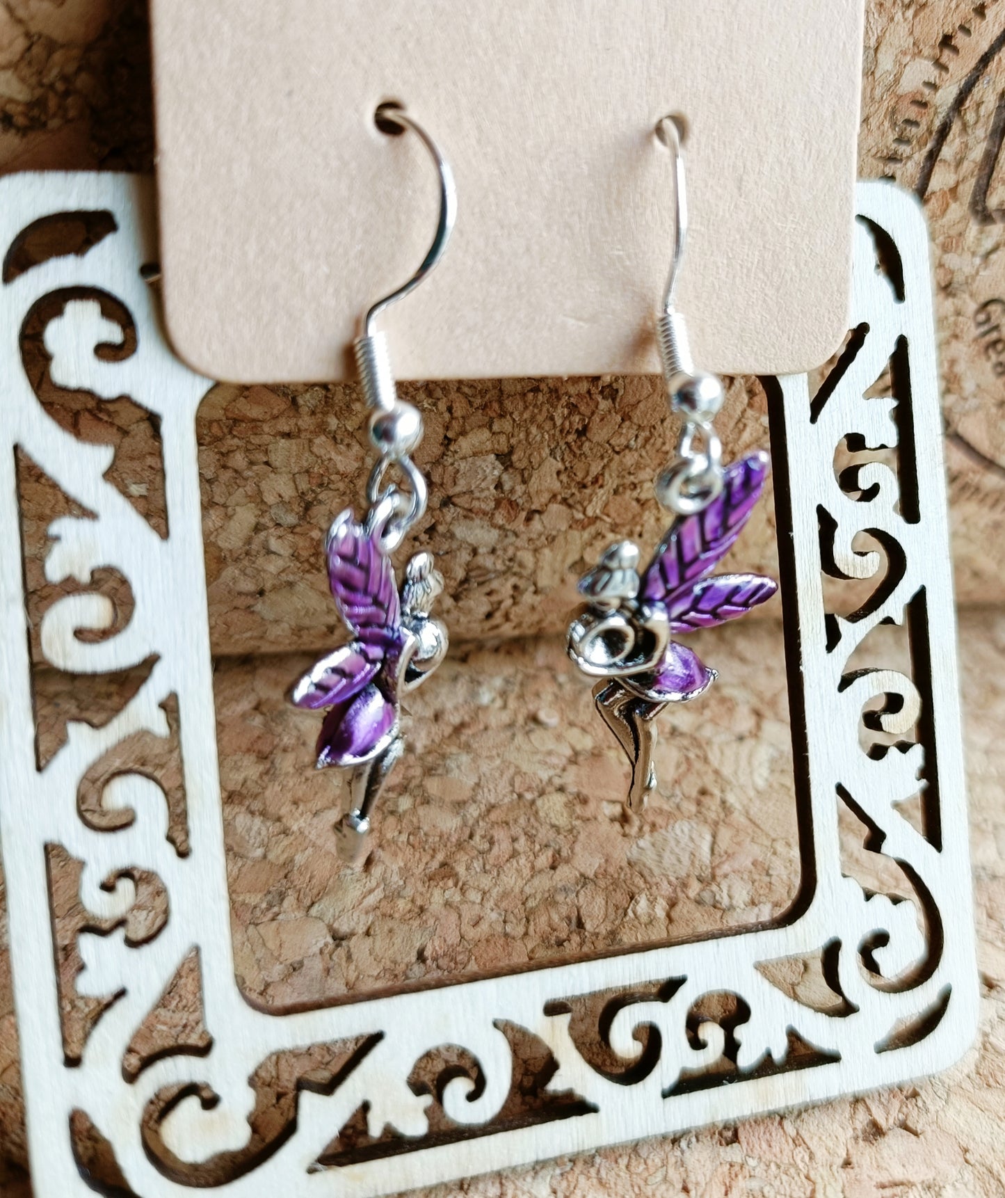 Painted Fairy Earrings