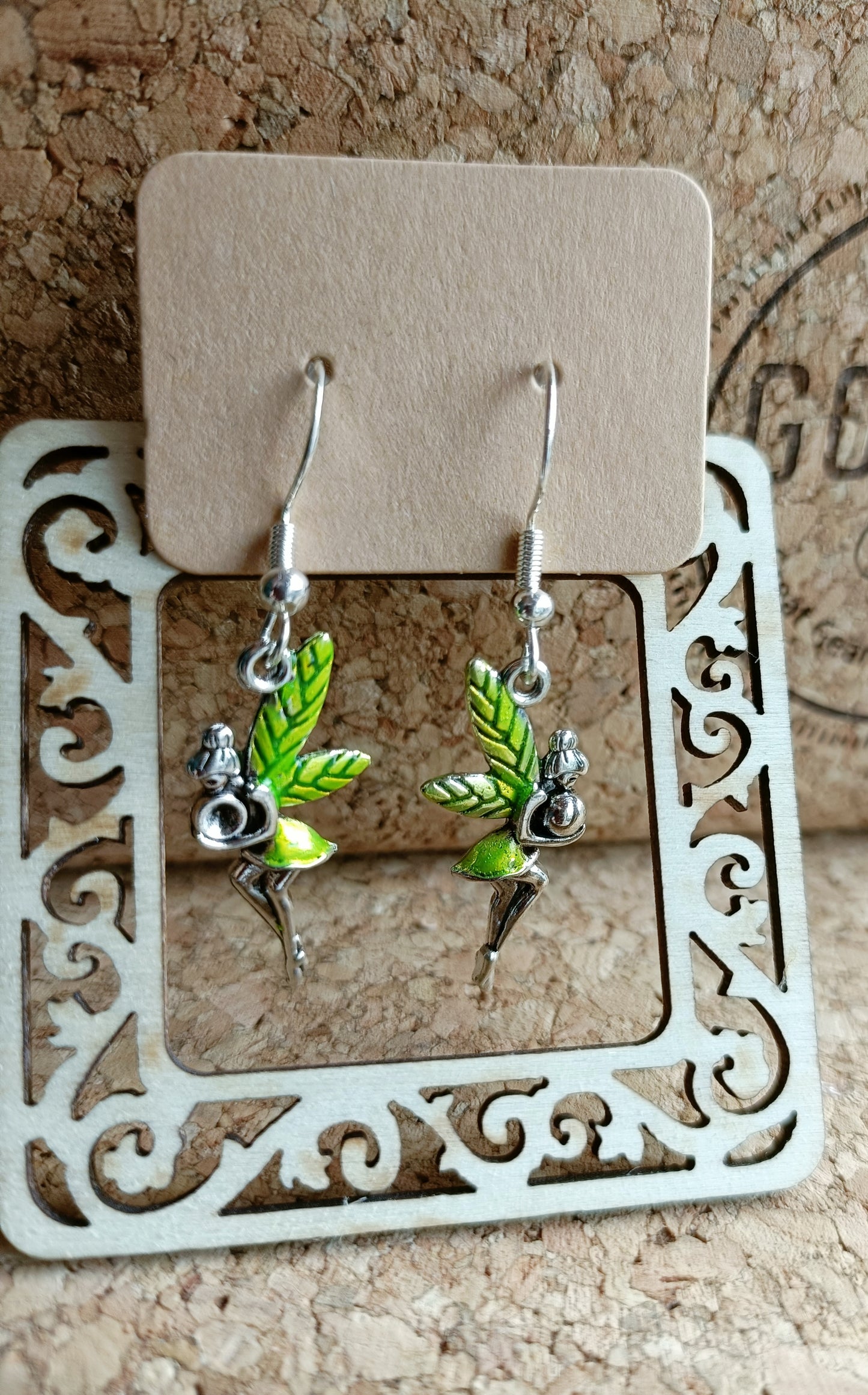 Painted Fairy Earrings