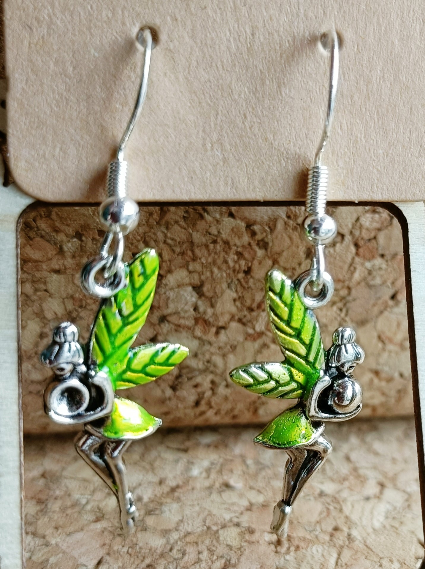 Painted Fairy Earrings