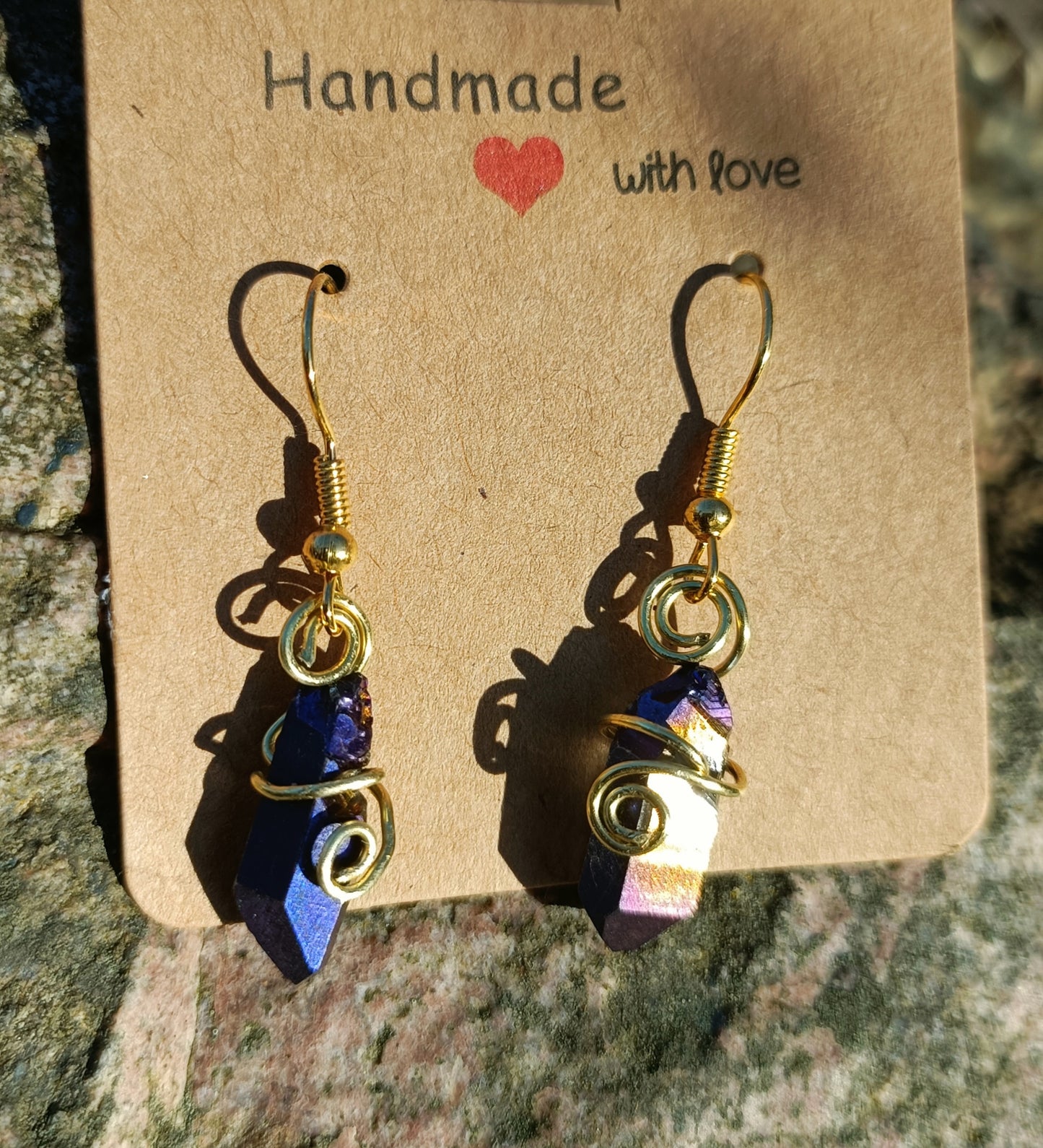 Iridescent Crystal Earrings