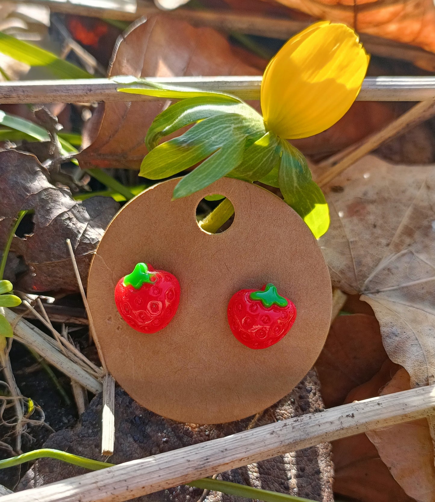 Strawberry Stud Earrings