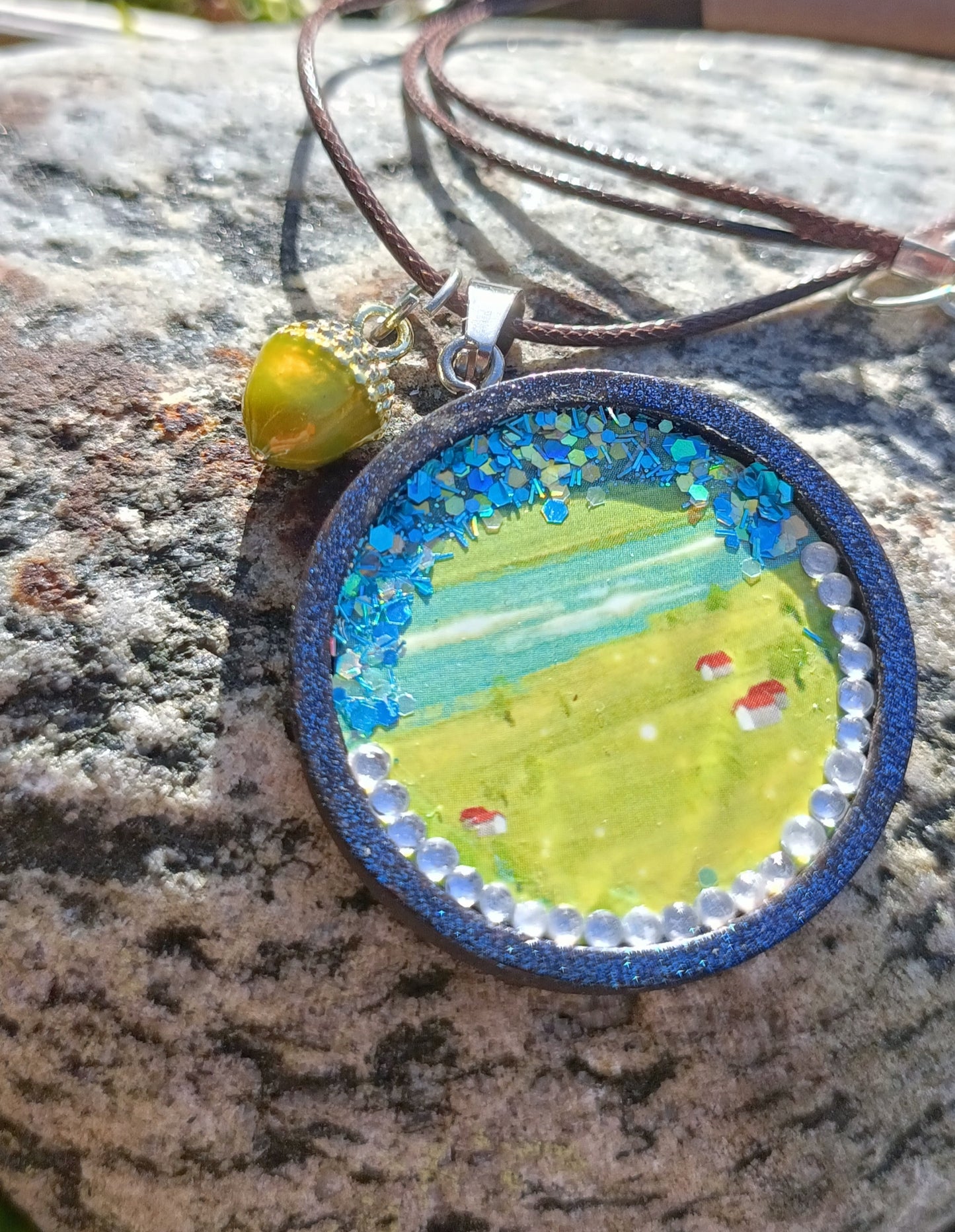 Tiny Painting Necklace