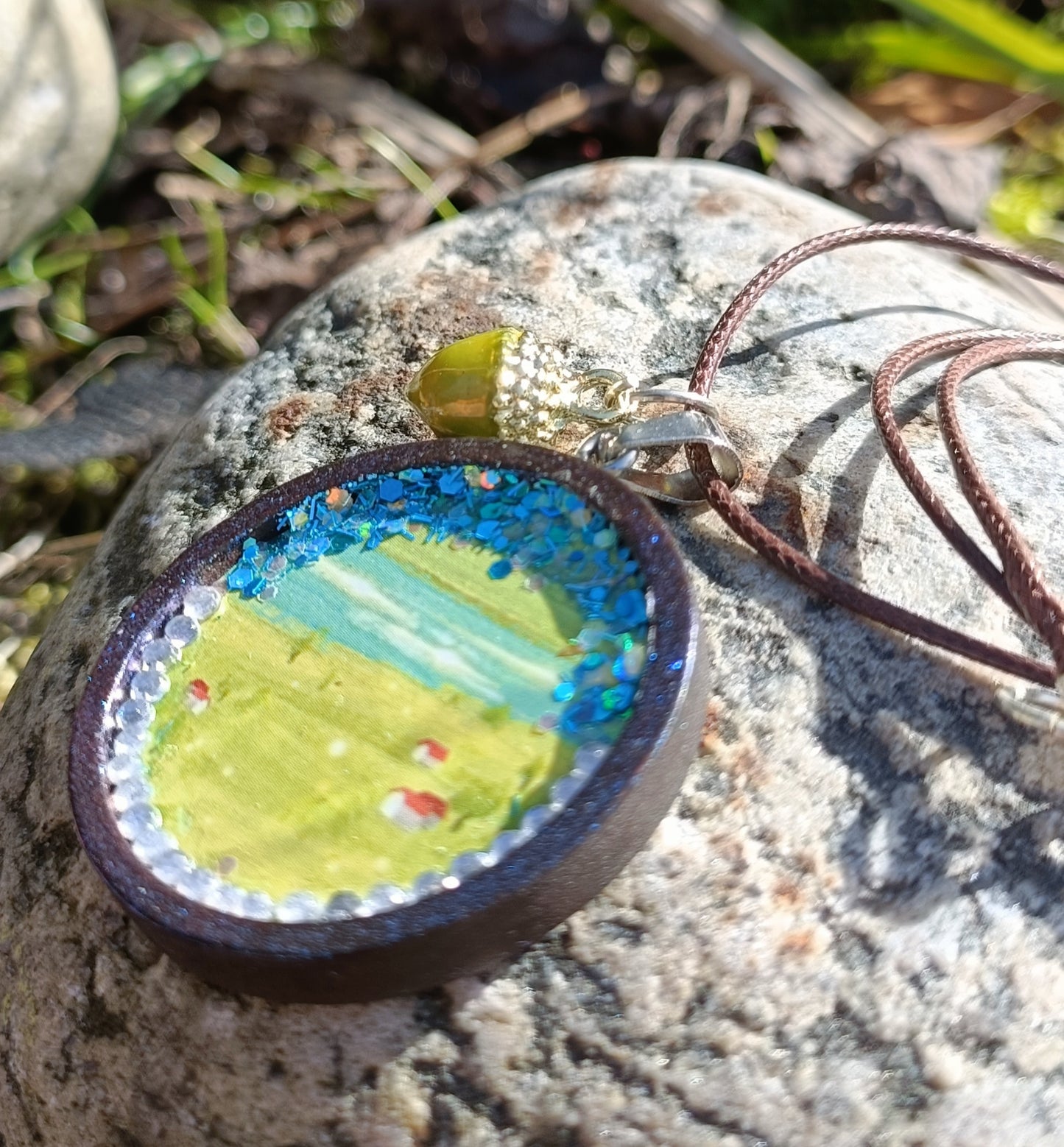 Tiny Painting Necklace