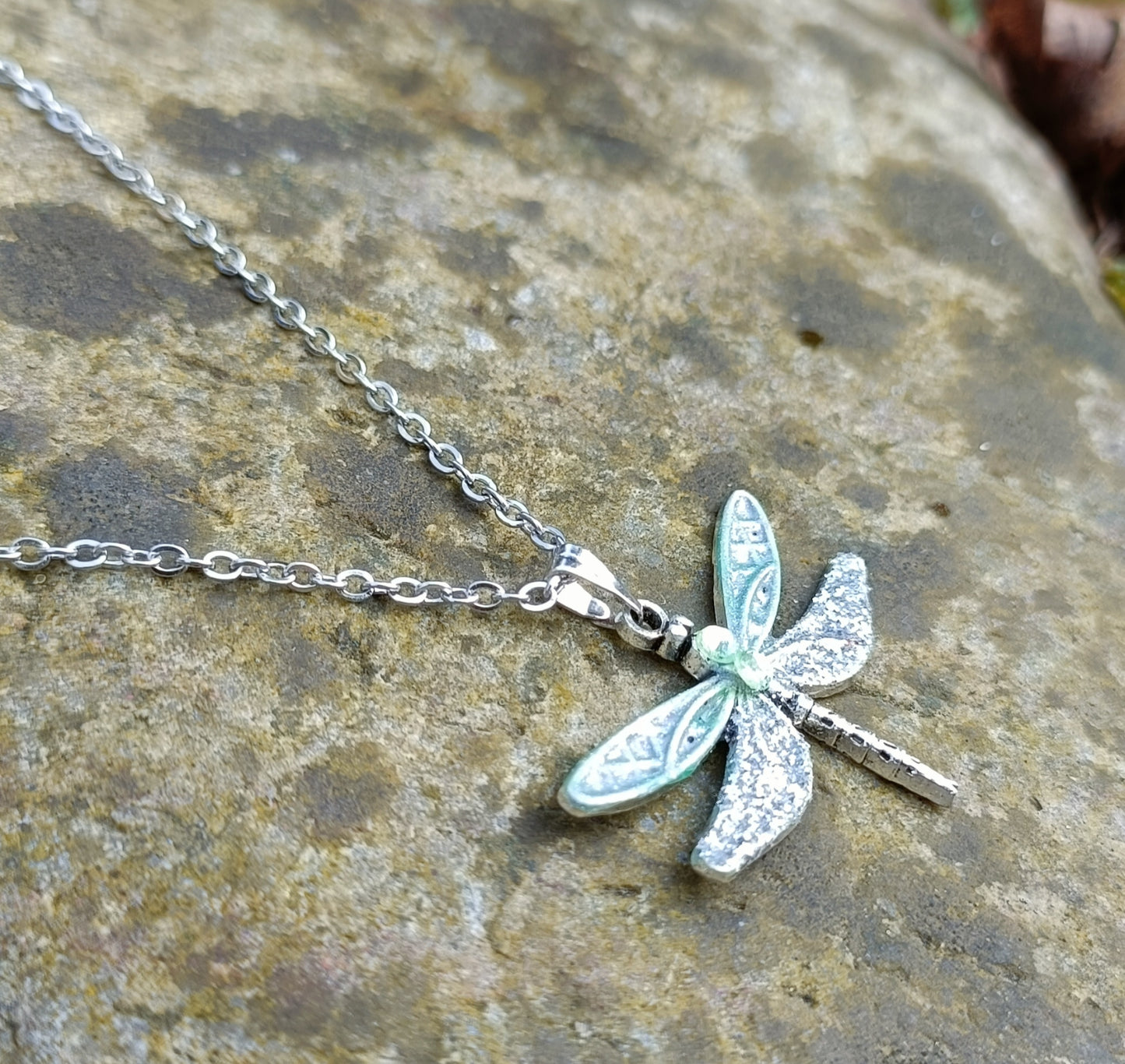 Turquoise Dragonfly Necklace