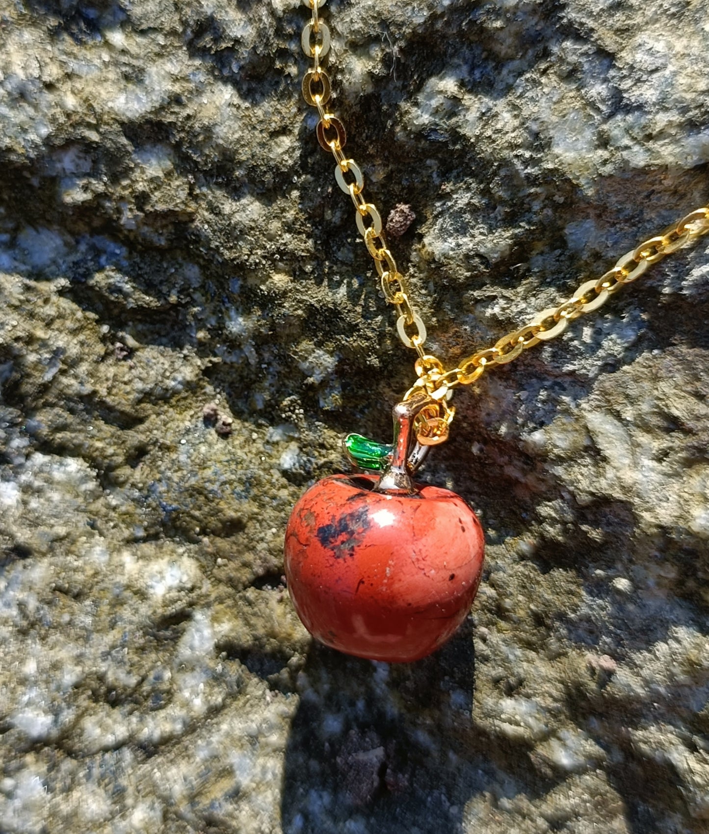 Gemstone Apple Necklace