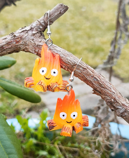 Calcifer Earrings