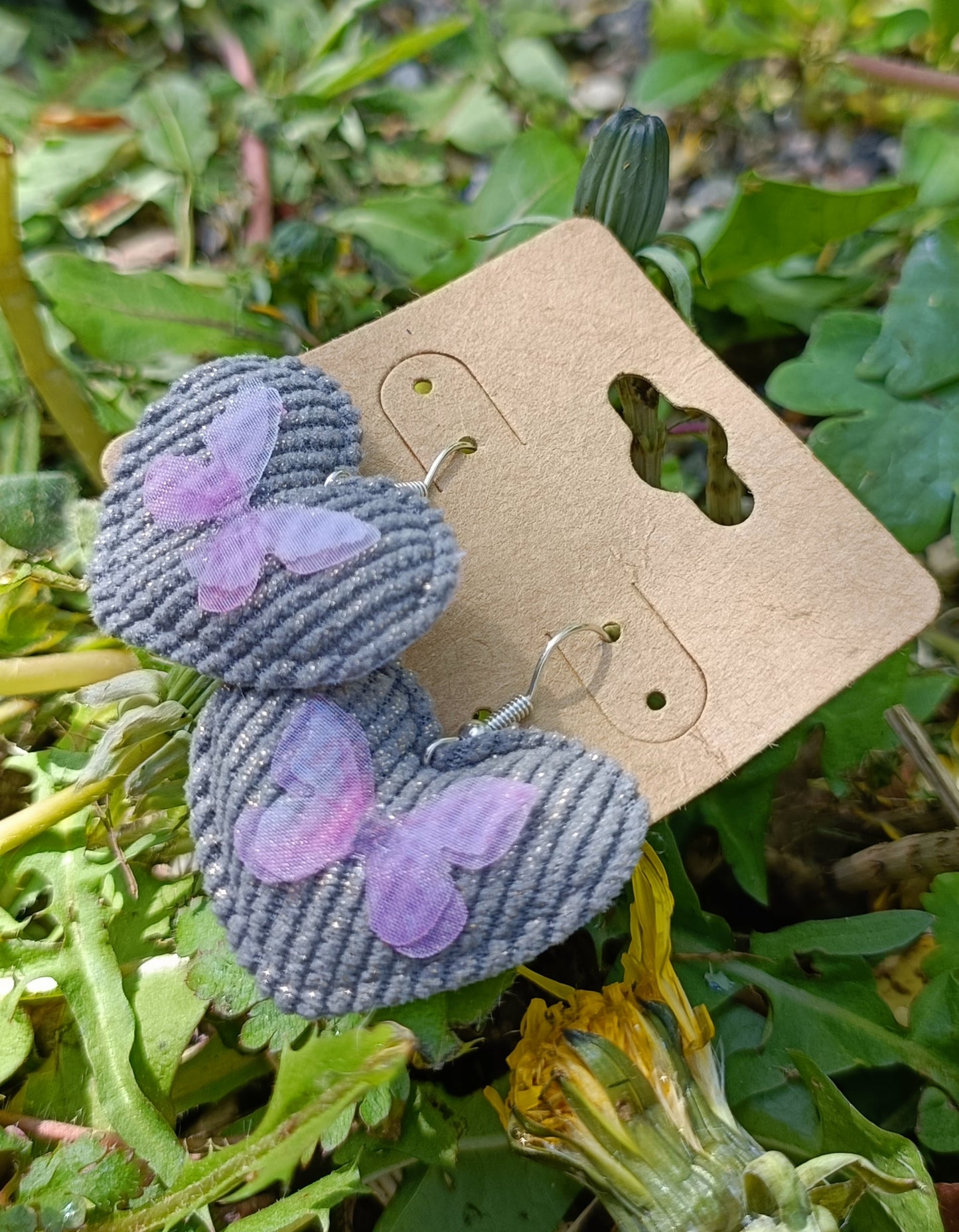 Heart & Butterfly Earrings