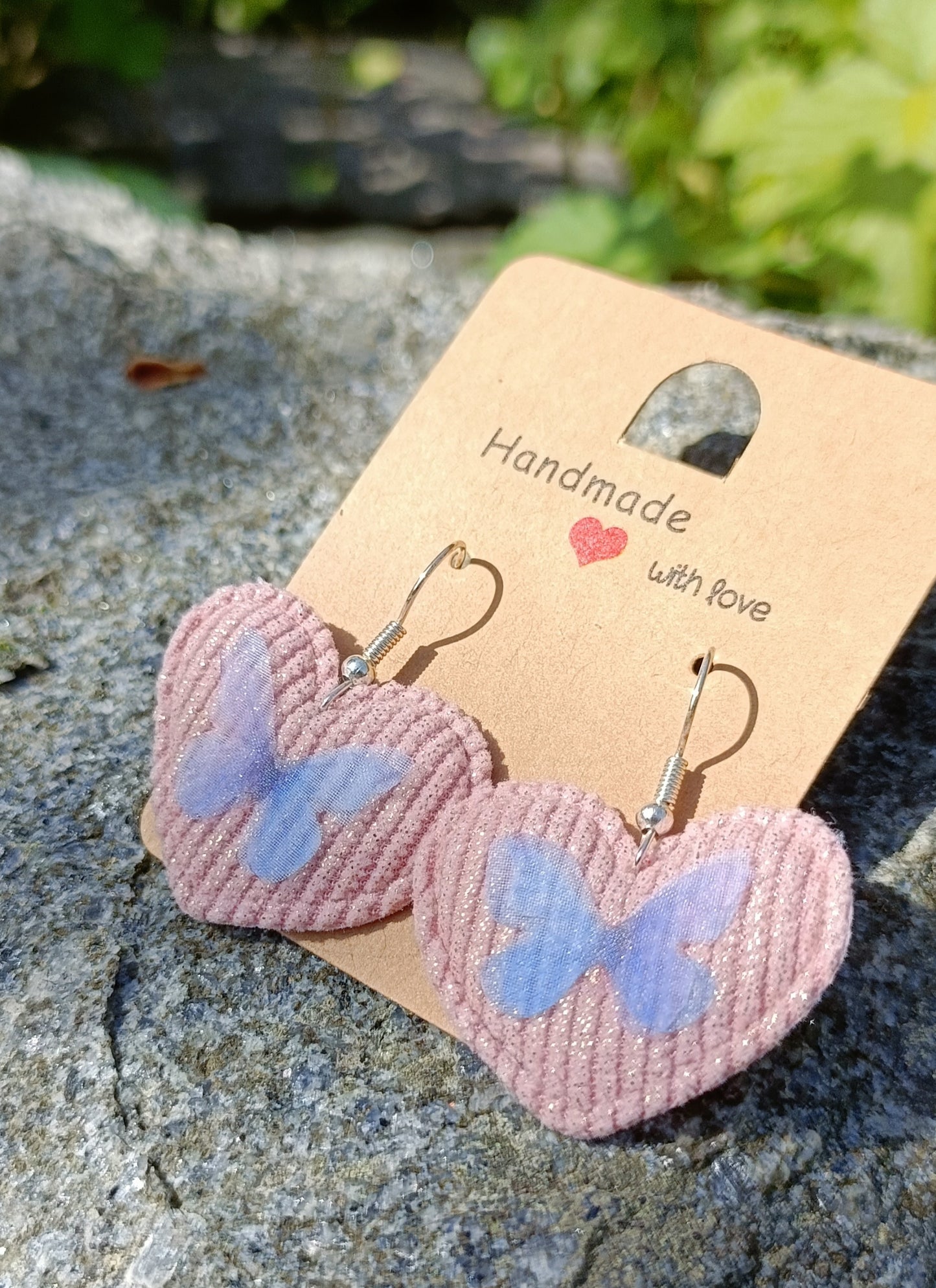 Heart & Butterfly Earrings