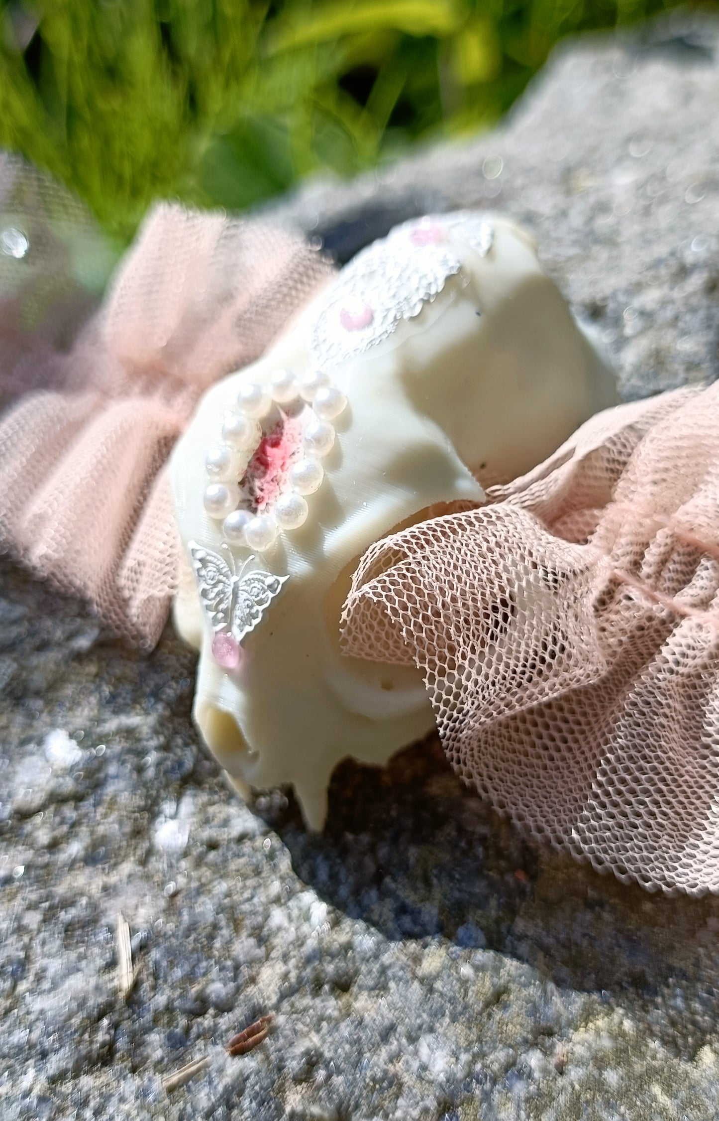 Cat skull choker