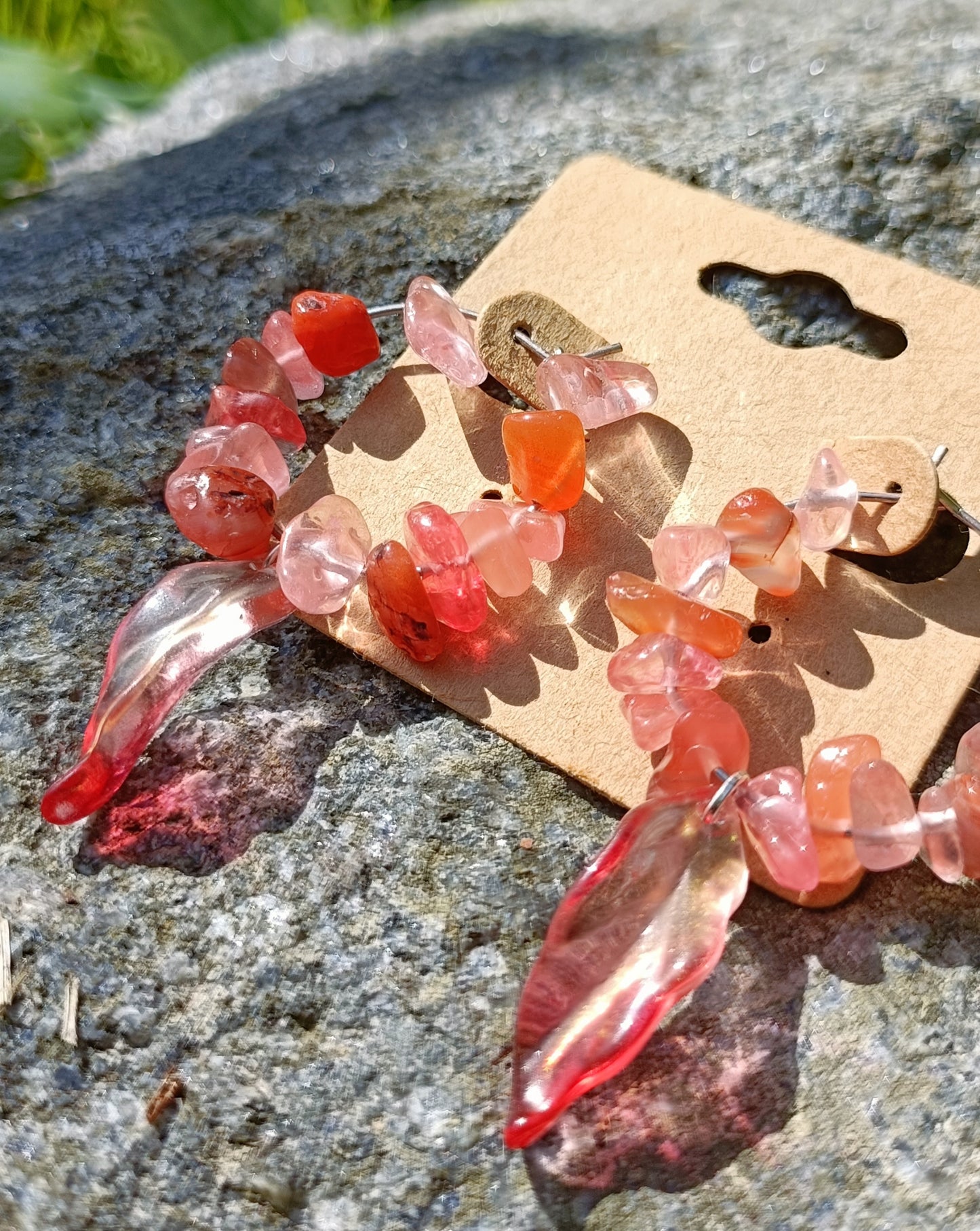 Crystal circlet earrings