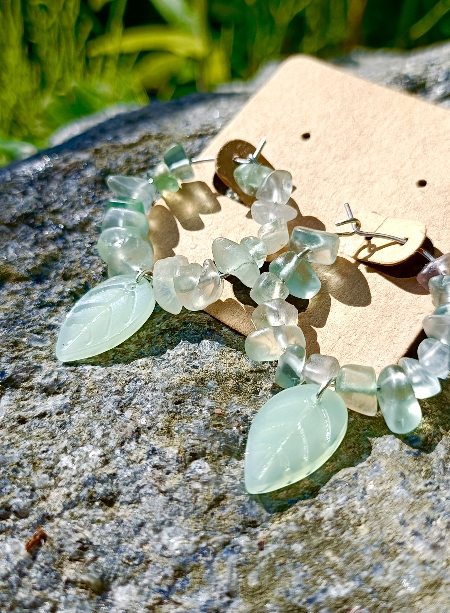Crystal circlet earrings