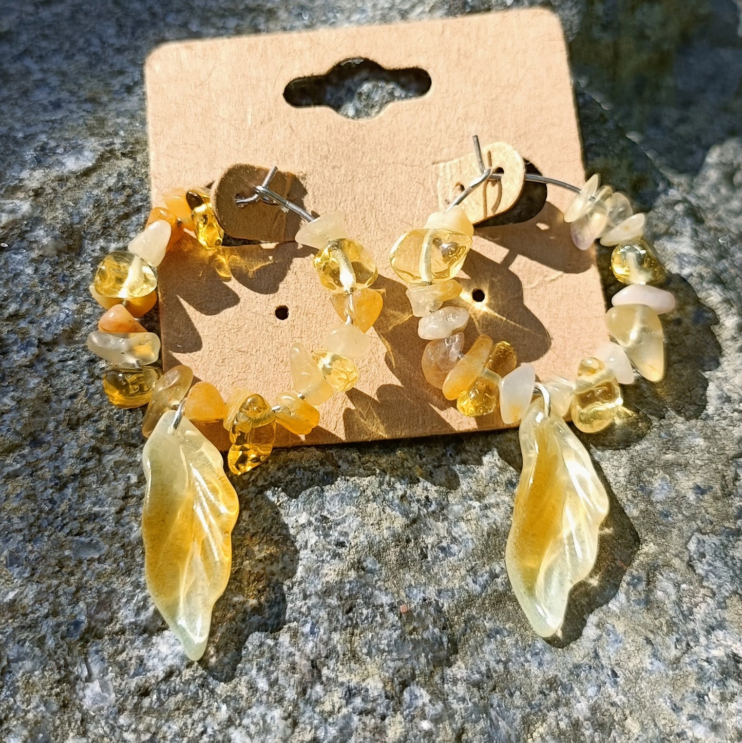 Crystal circlet earrings
