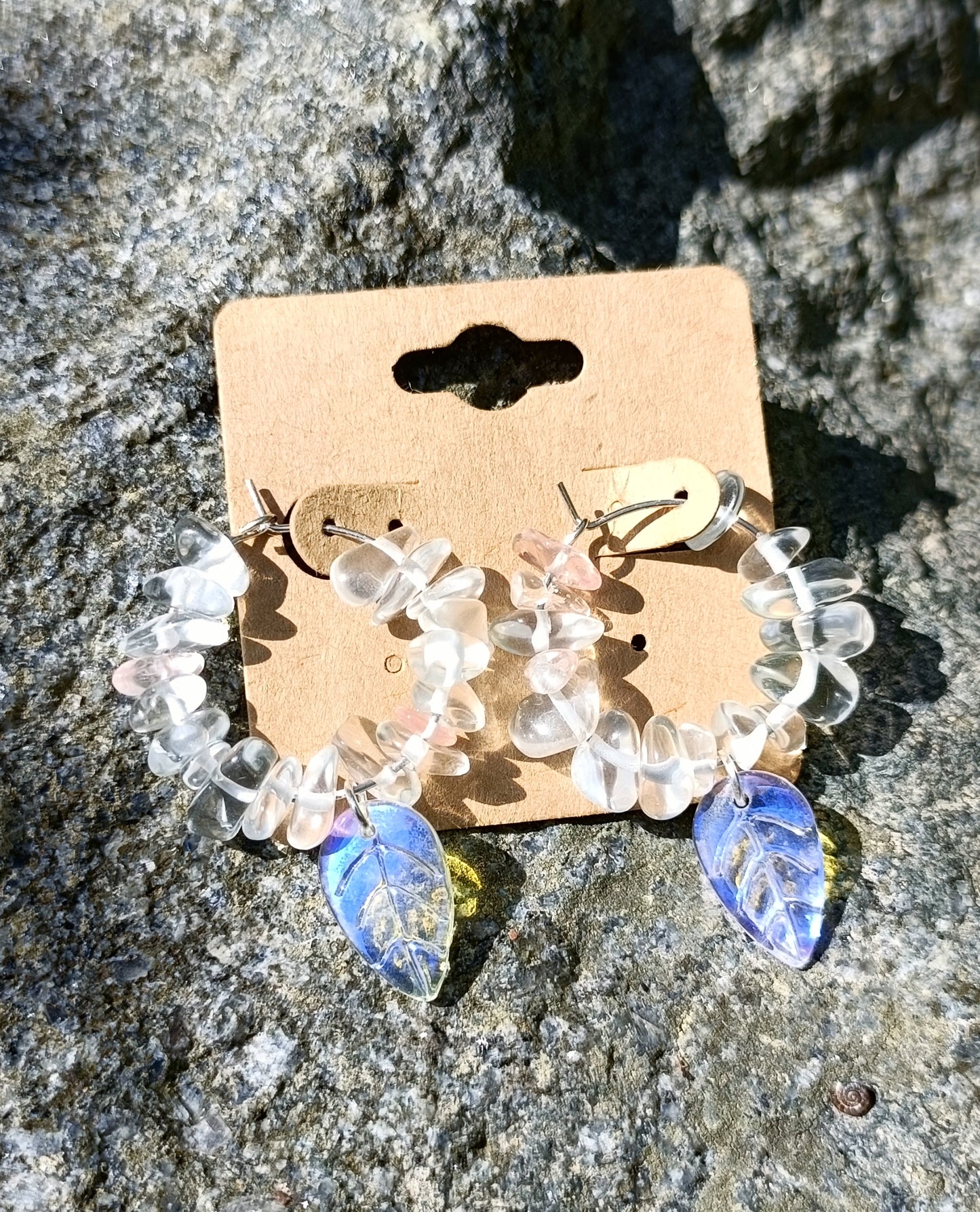 Crystal circlet earrings