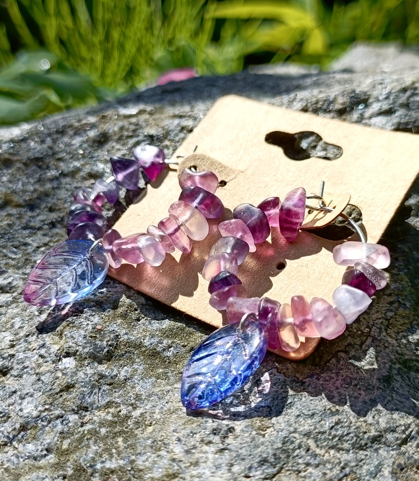Crystal circlet earrings