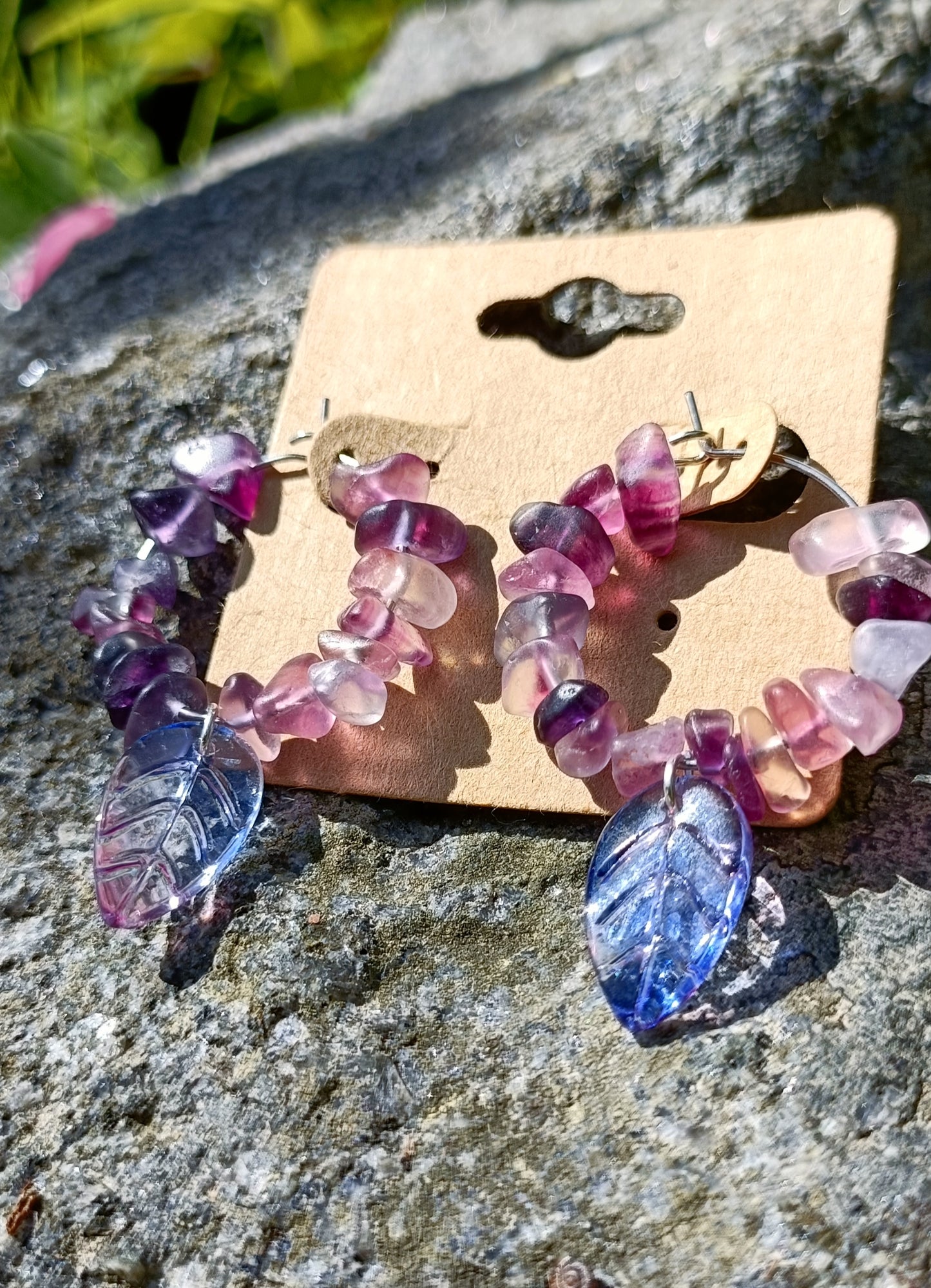 Crystal circlet earrings