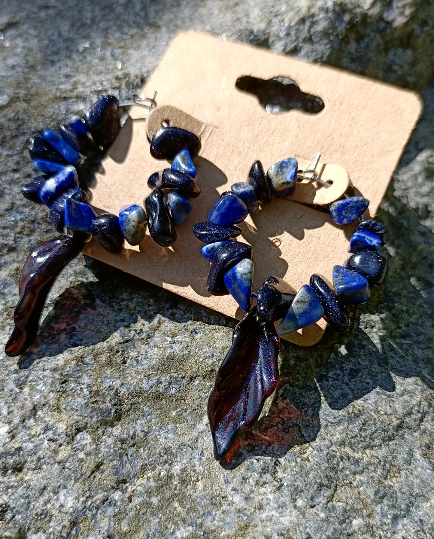 Crystal circlet earrings