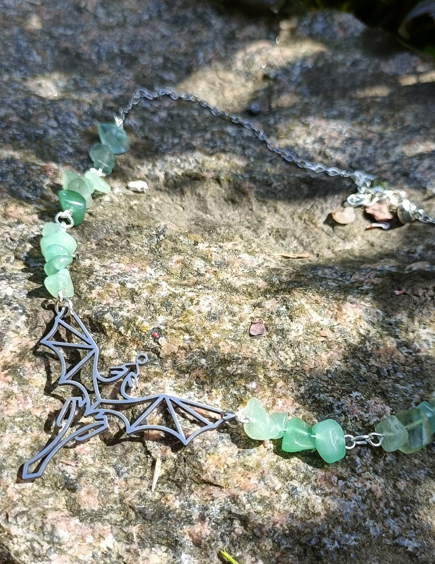 Aventurine Dragon Necklace
