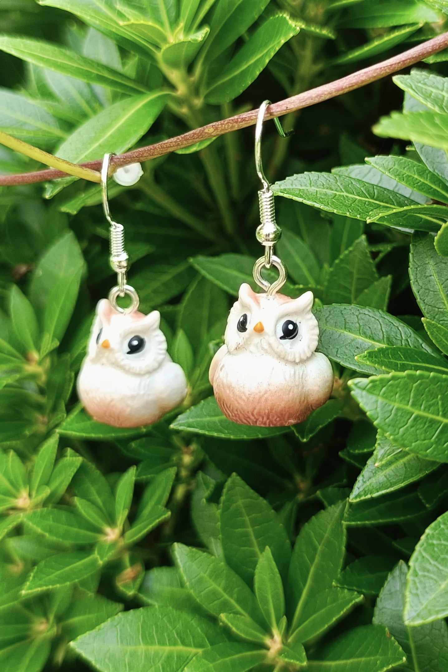 Tiny owl earrings