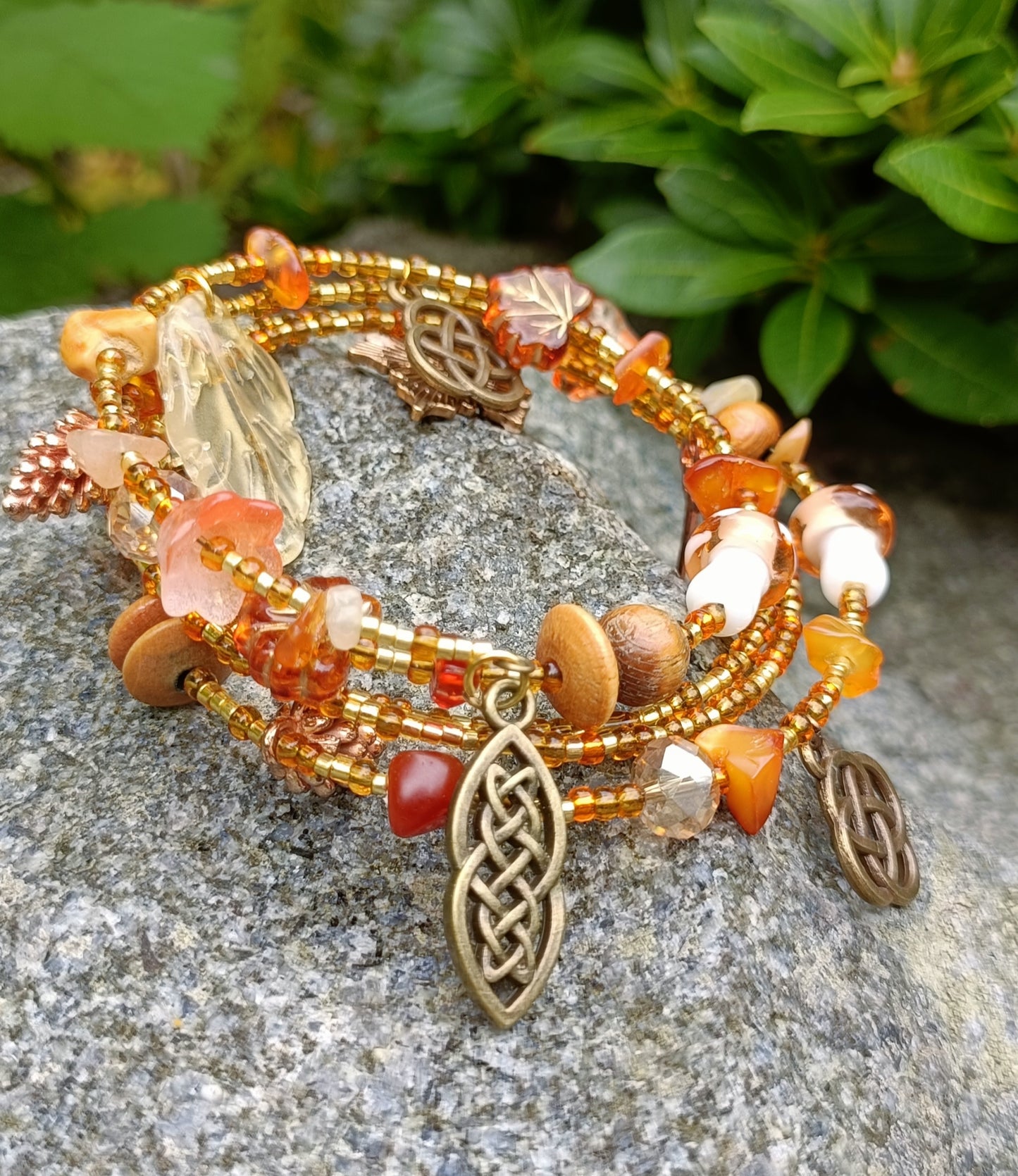 Glass Charm Bracelet