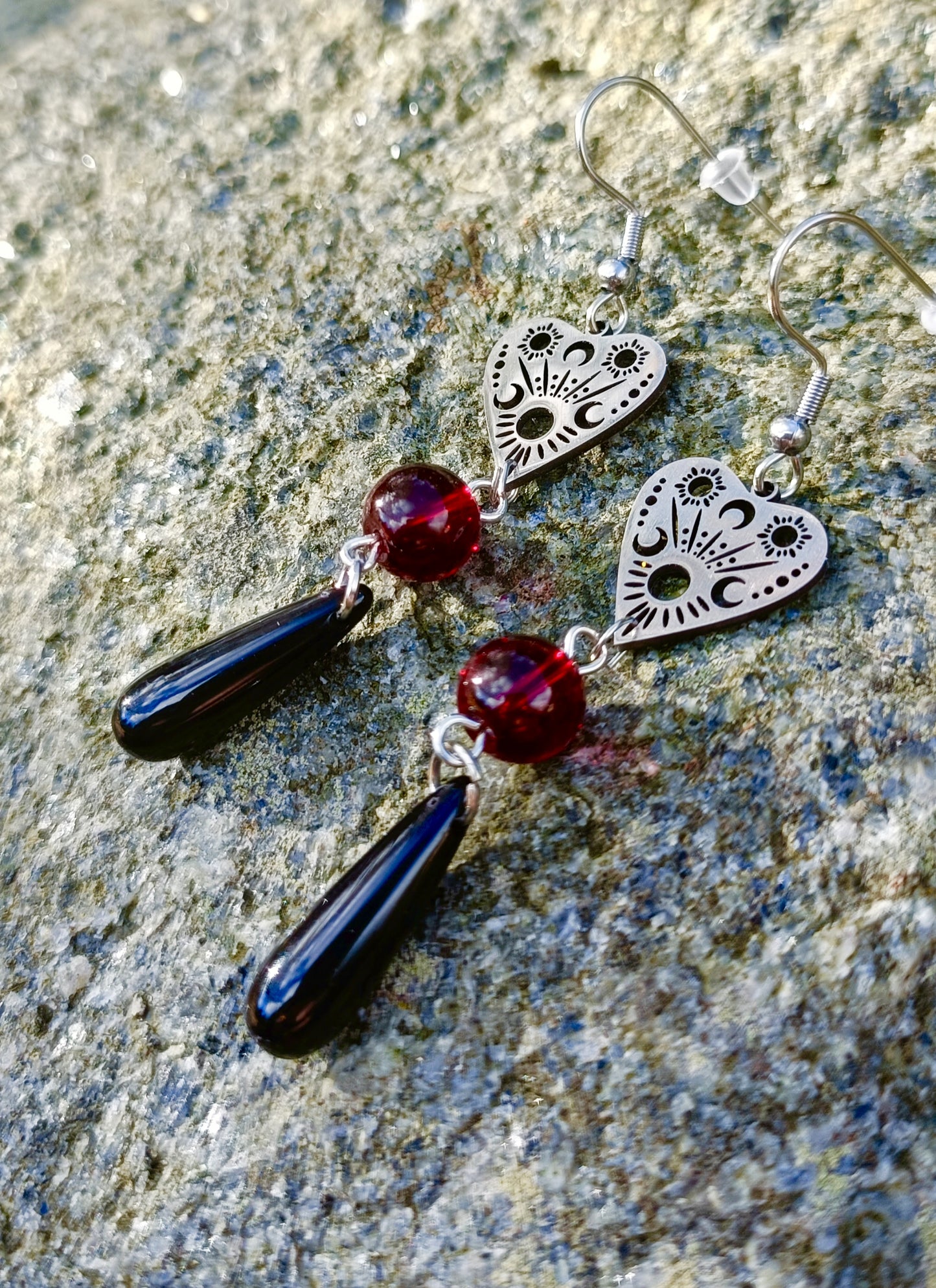 Ouija Planchette Earrings