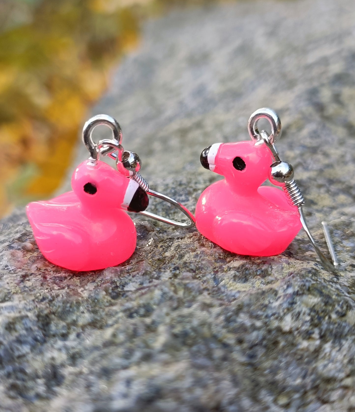 Flamingo earrings