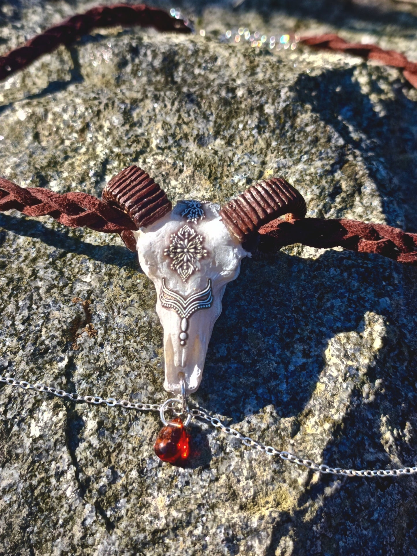Ram Skull Choker