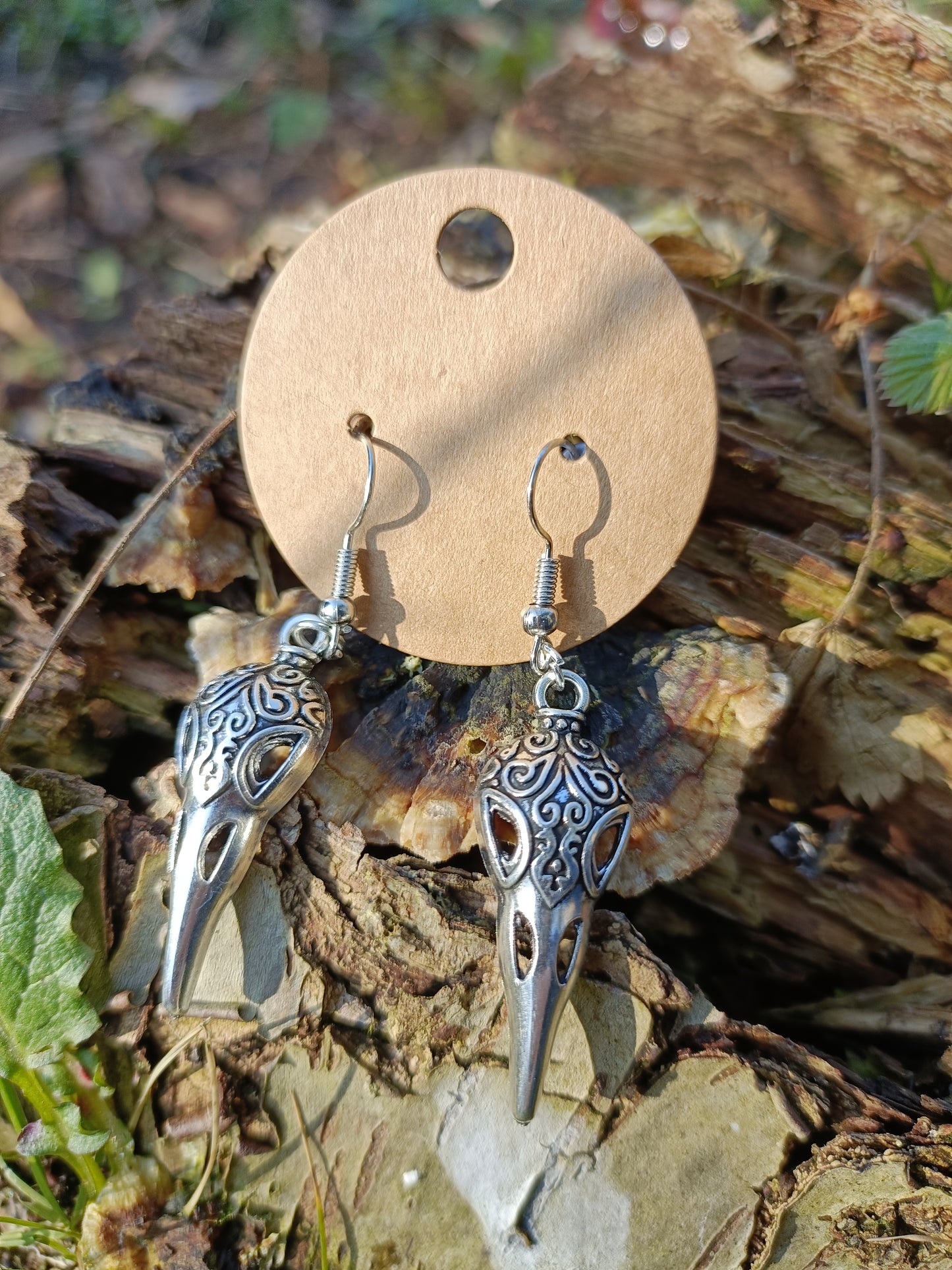 Crow Earrings