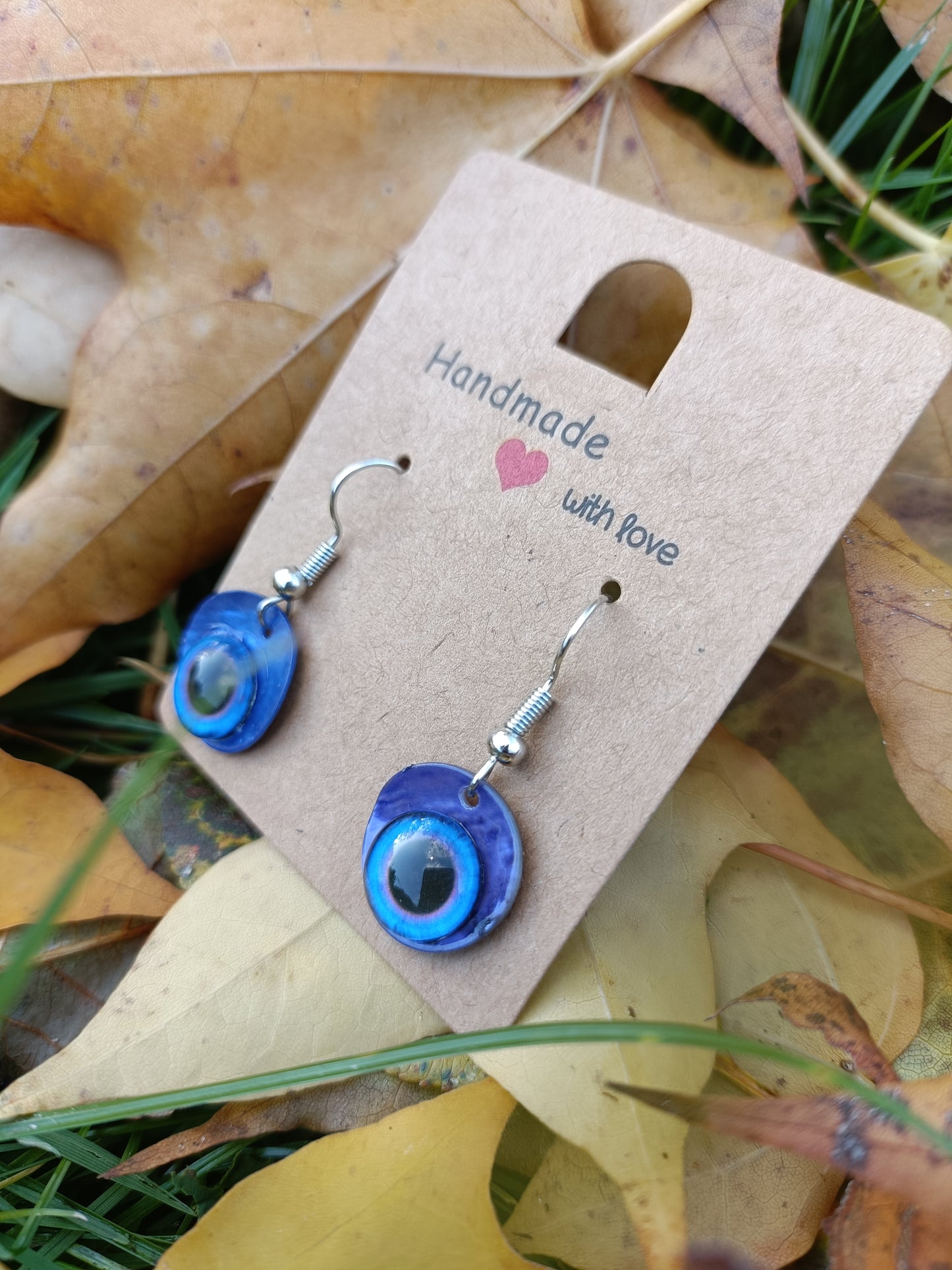 Glass Eye Earrings