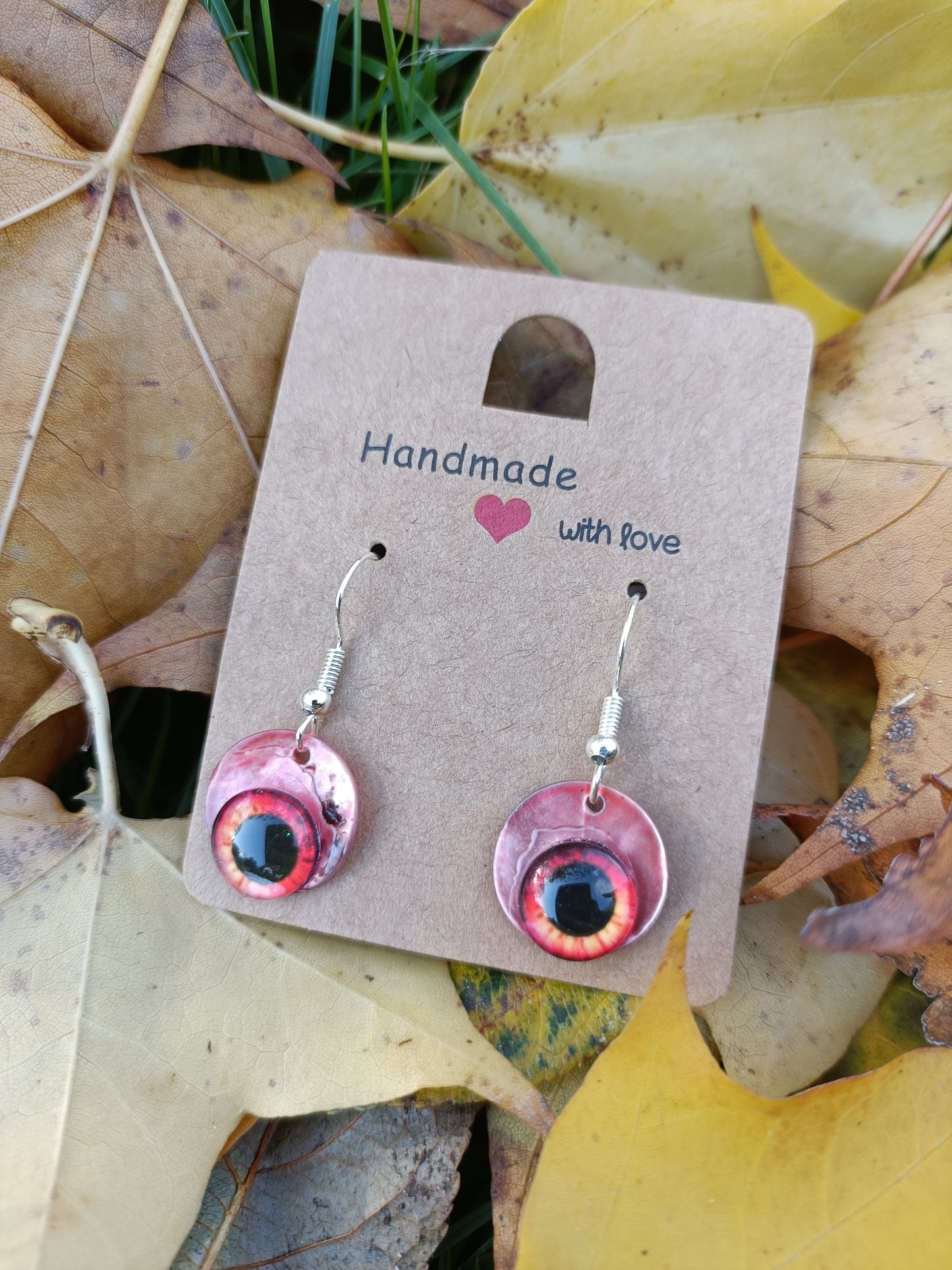 Glass Eye Earrings