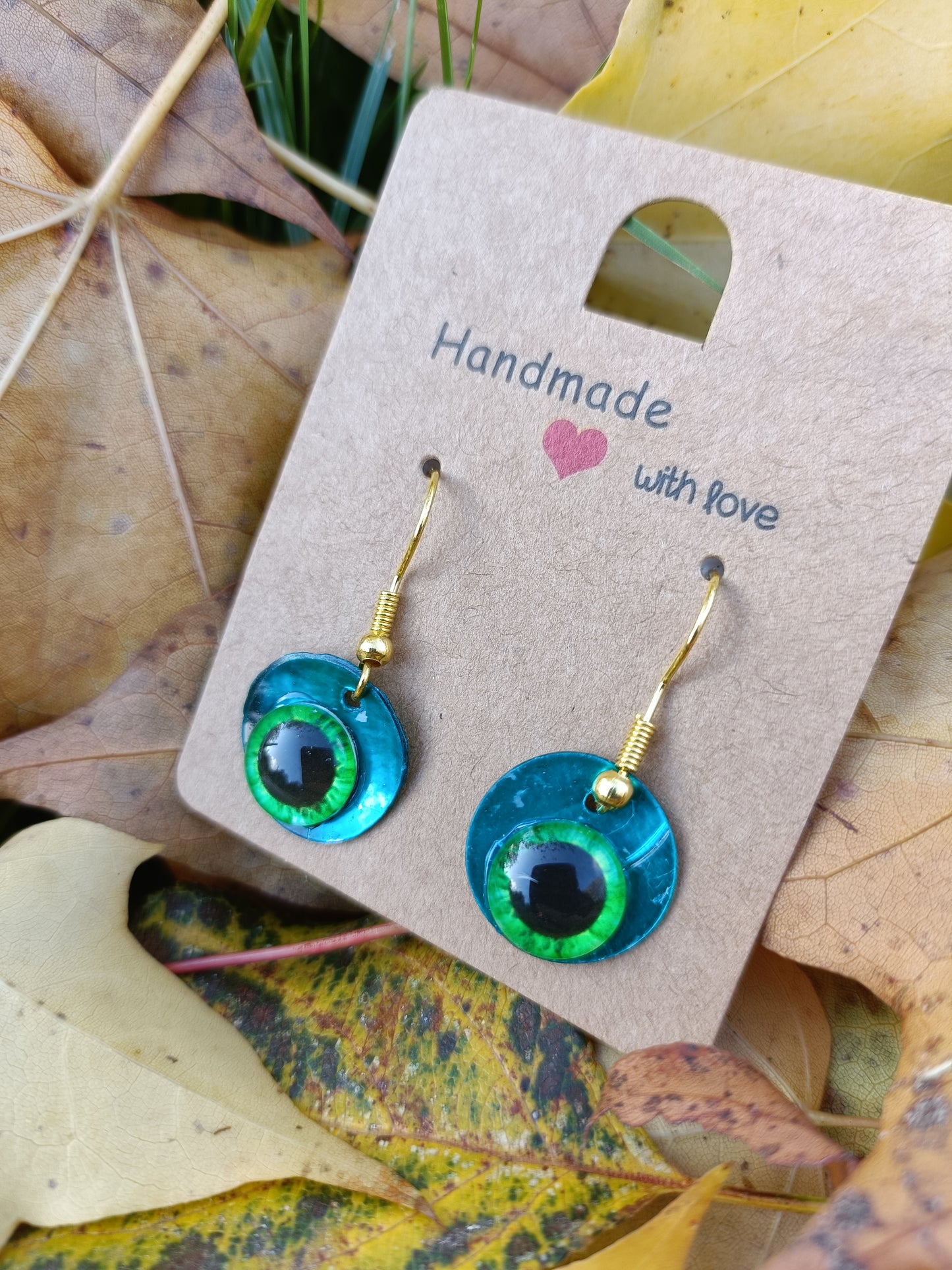 Glass Eye Earrings