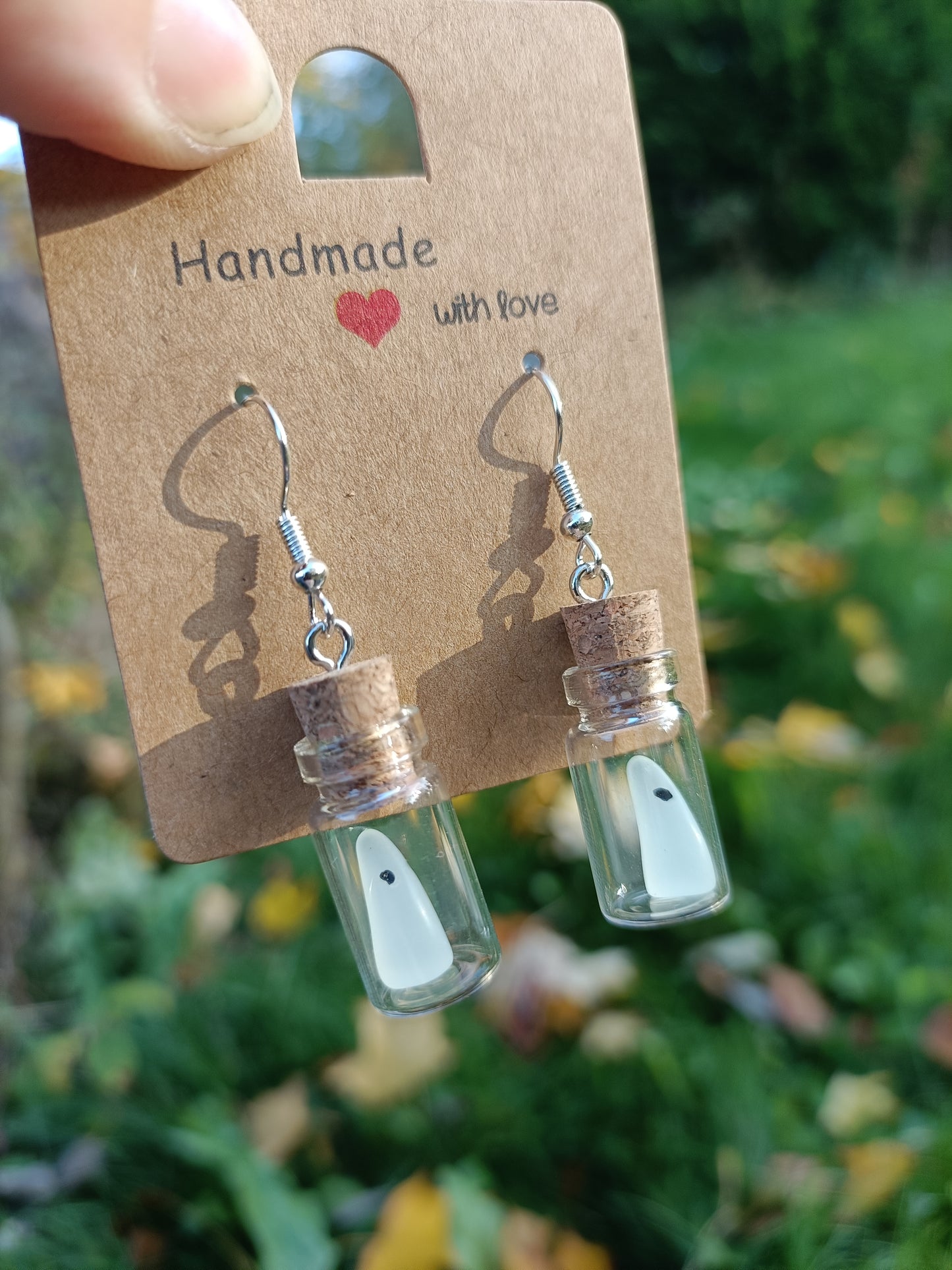 Ghost in a Bottle Earrings