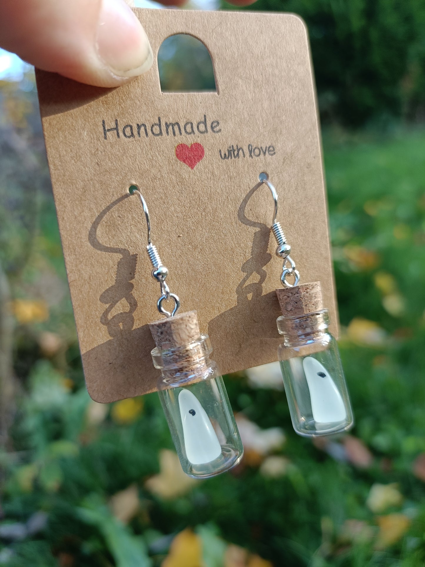 Ghost in a Bottle Earrings