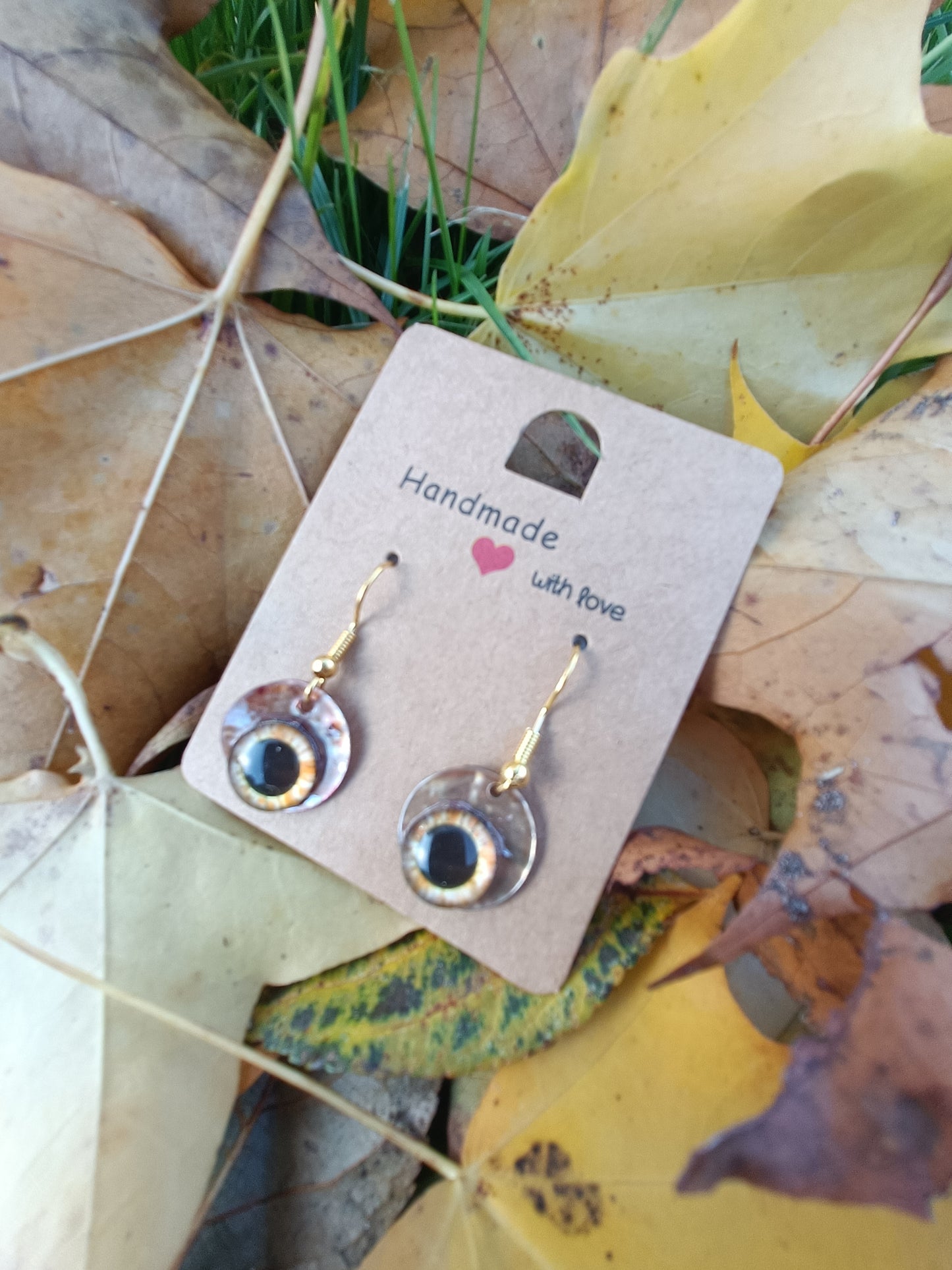 Glass Eye Earrings