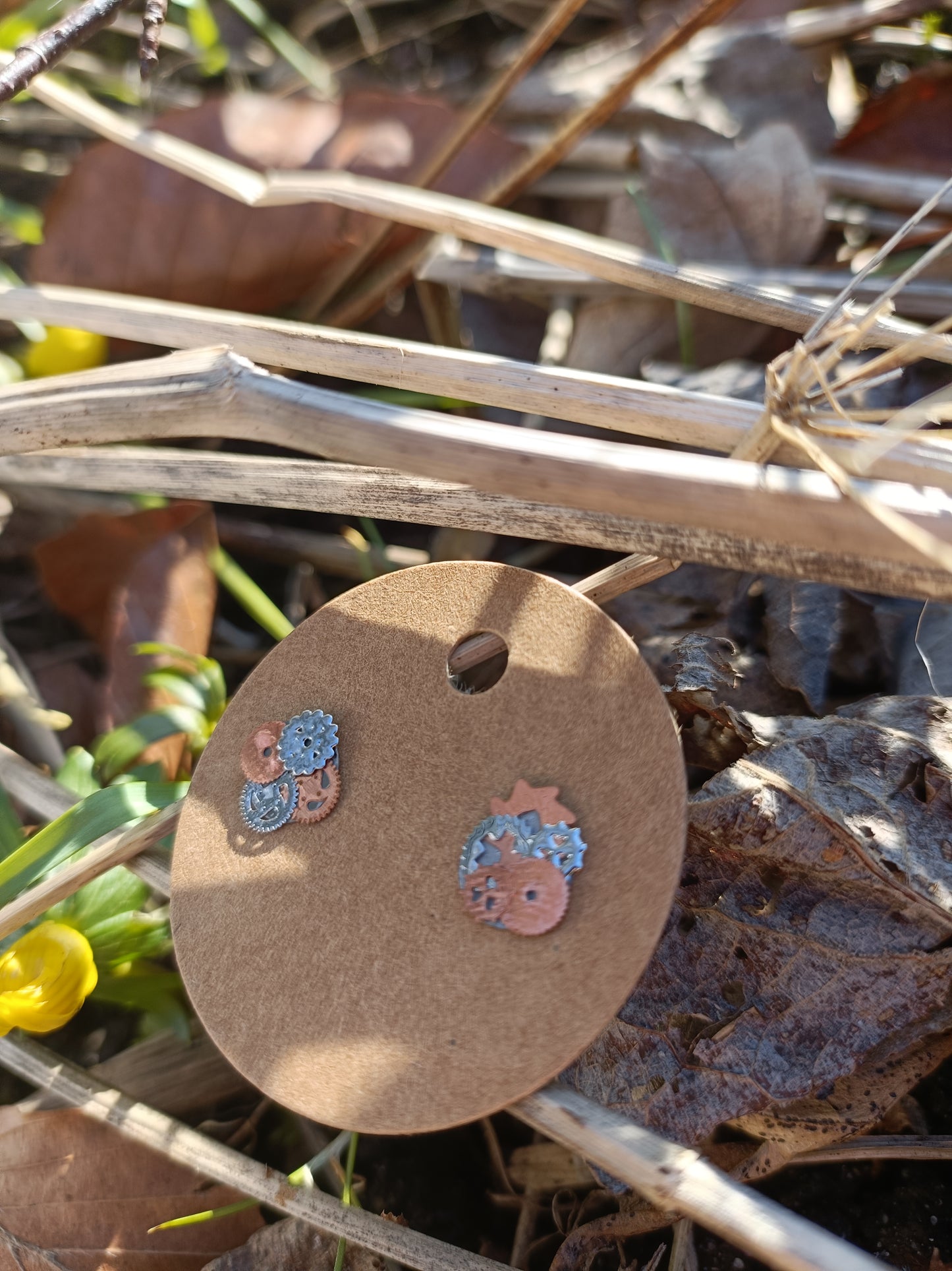 Steampunk Gear Earrings