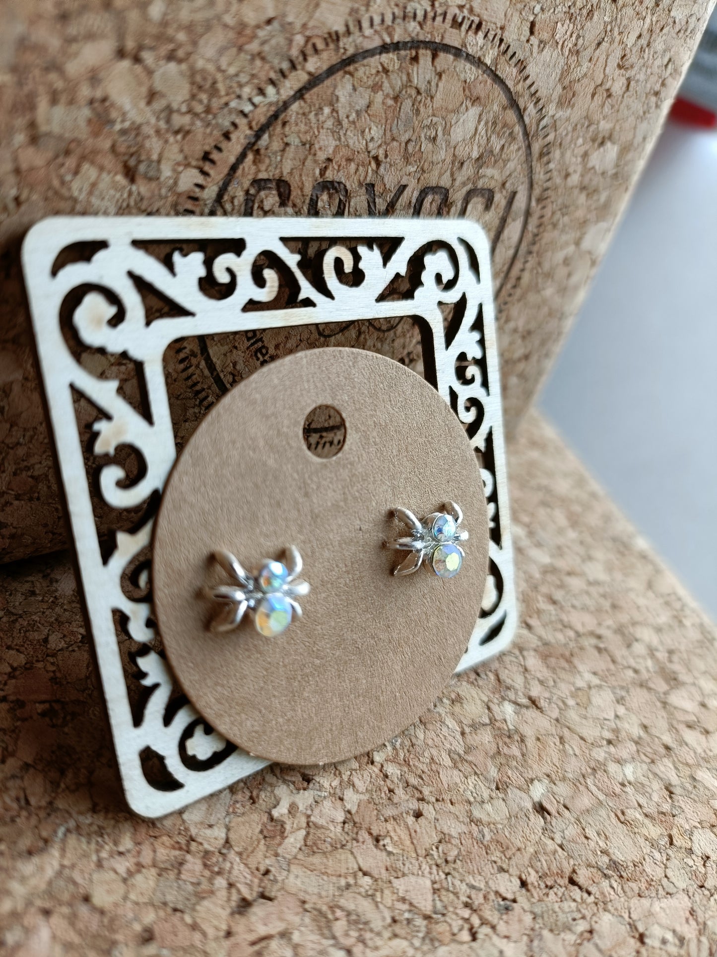 Spider Zircon Stud Earrings