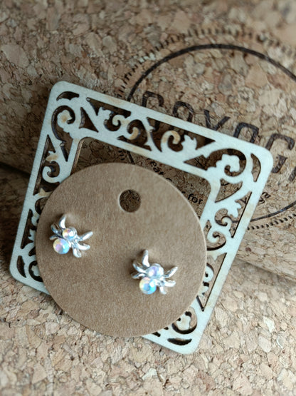 Spider Zircon Stud Earrings