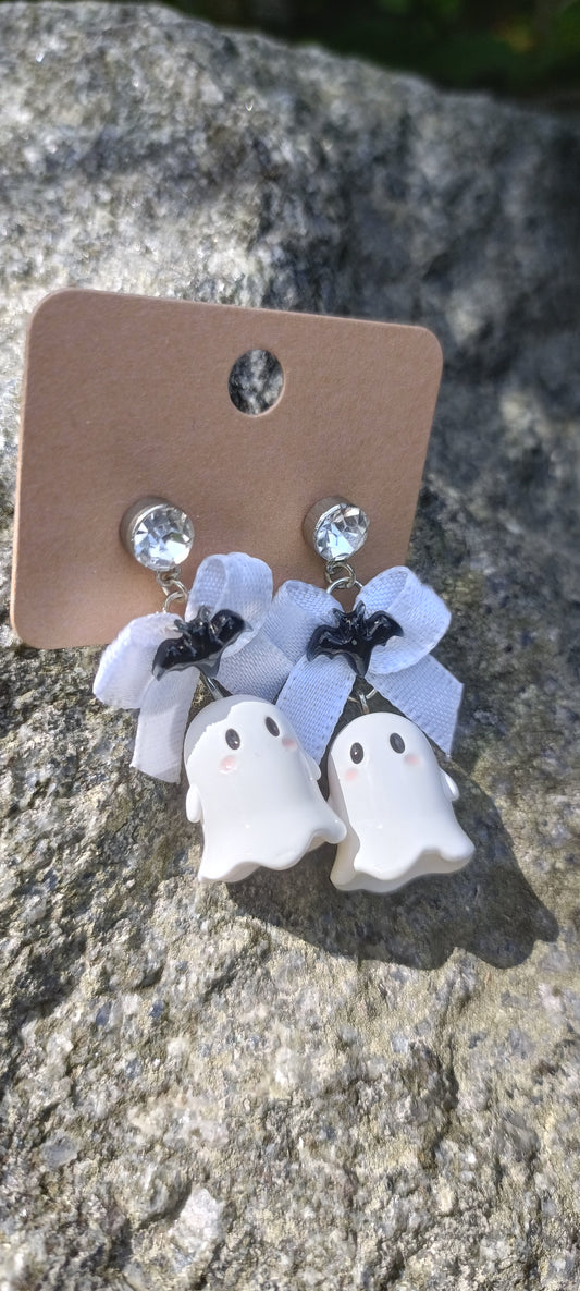 Ghost & Bow earrings