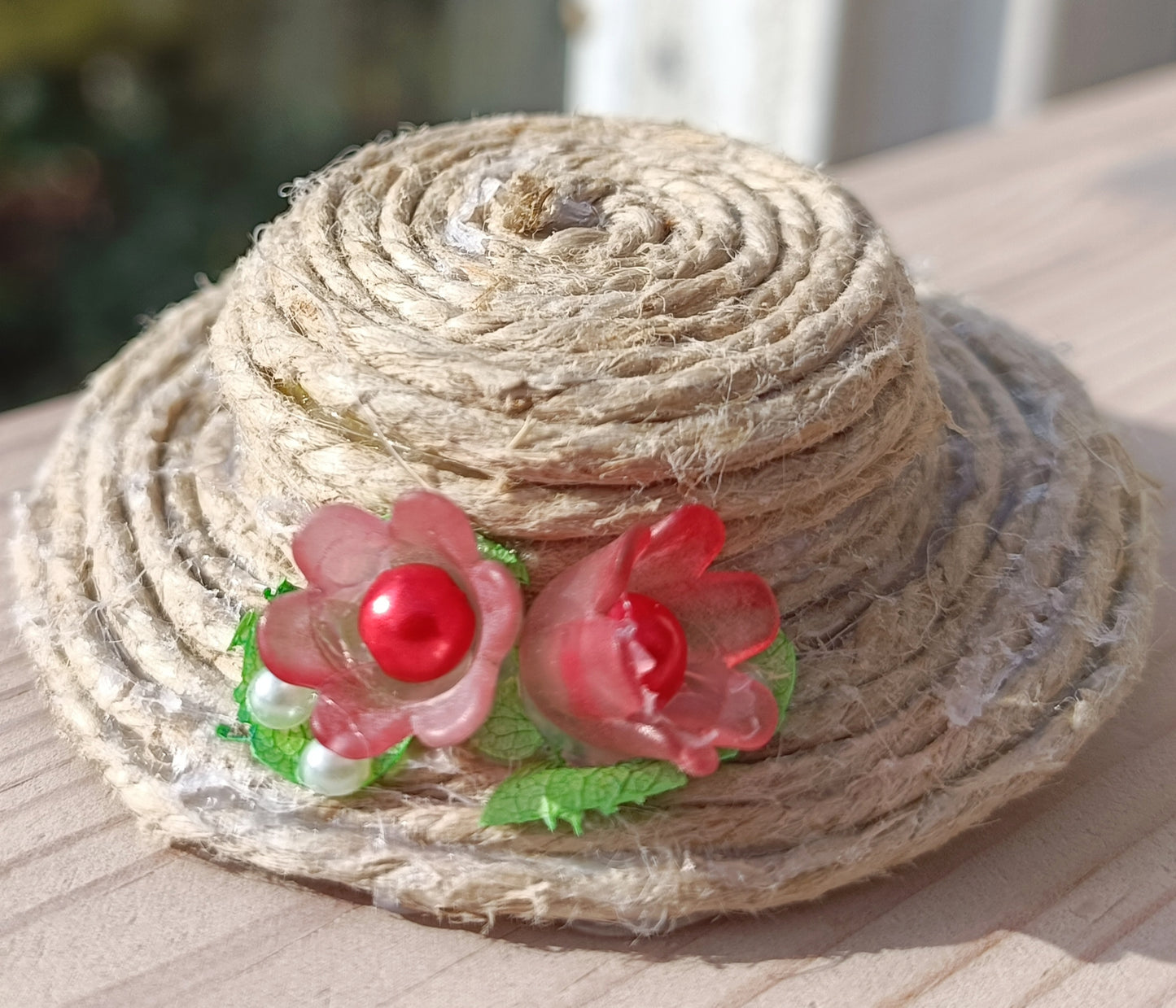Sisal Summerhat Hairclips