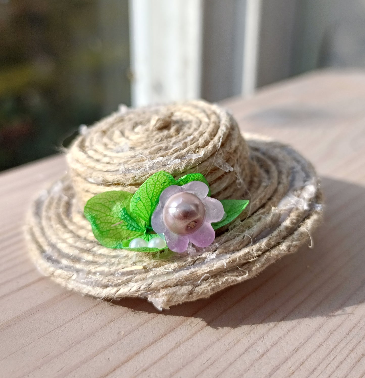 Sisal Summerhat Hairclips